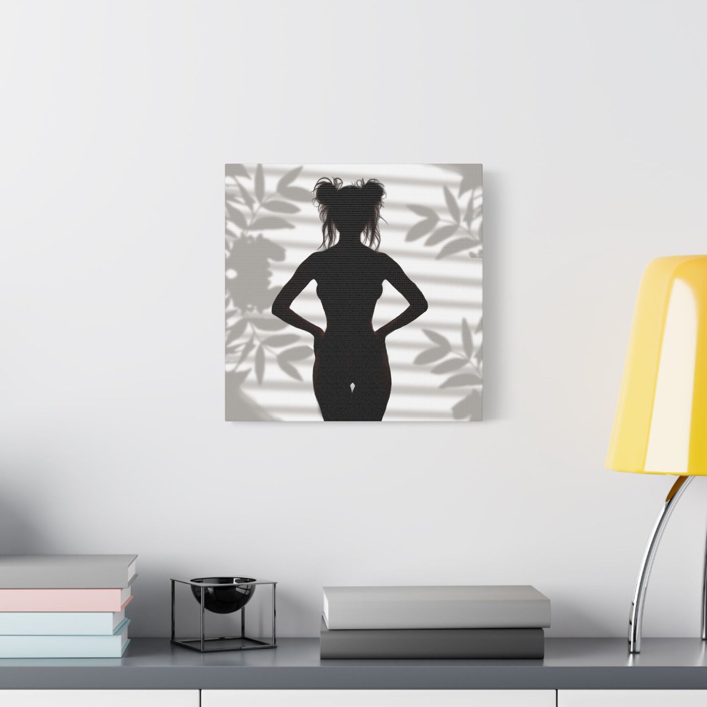 "Roxie" Confident Woman - Empowerment Wall Decor - Silhouette Poster - Elegant Abstract Canvas Art, Home Decor, Minimalist Wall Art, Modern Art, Bedroom Aesthetic, Gift for Art Lovers