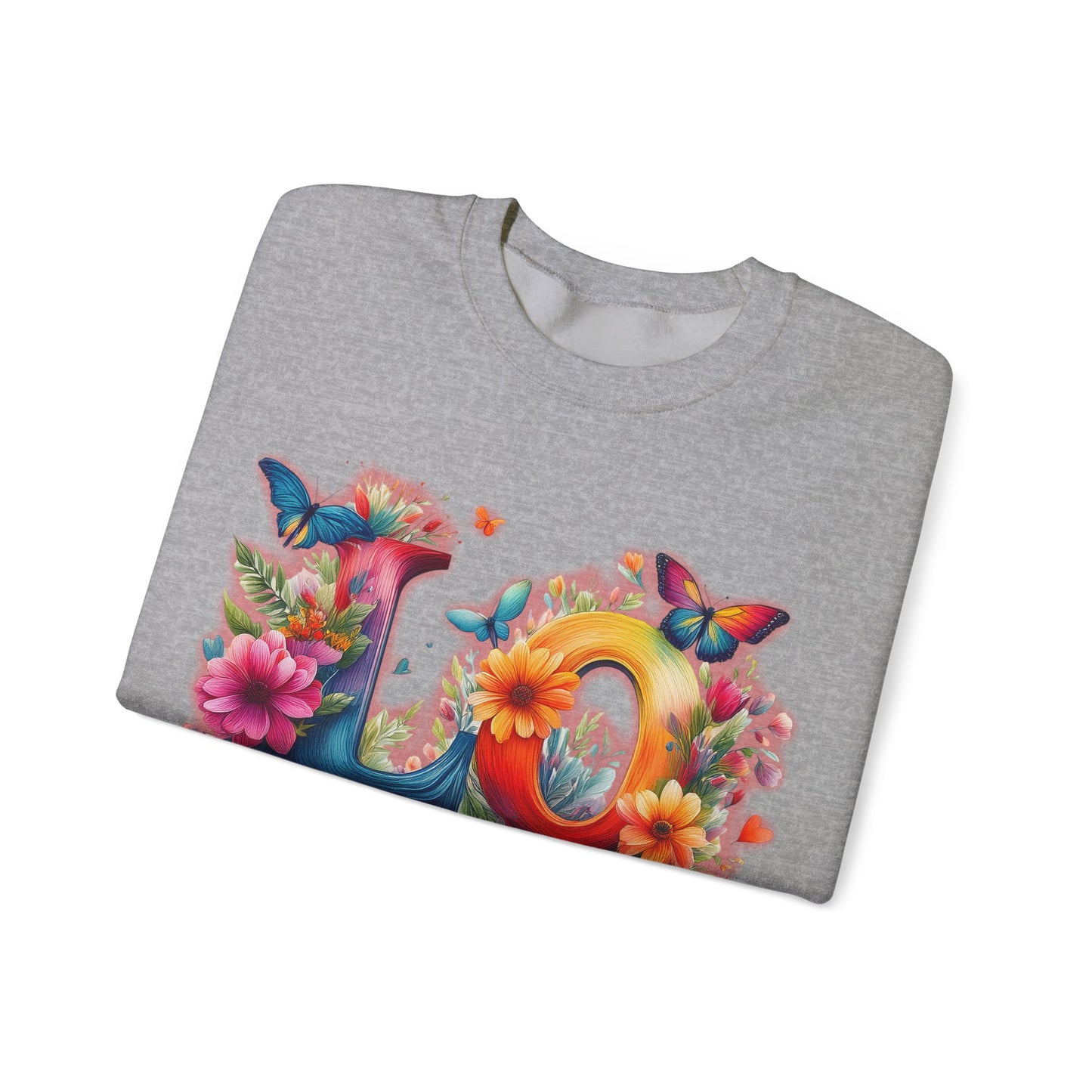 Blooming Love Design 2 - Unisex Sweatshirt for Valentines Day