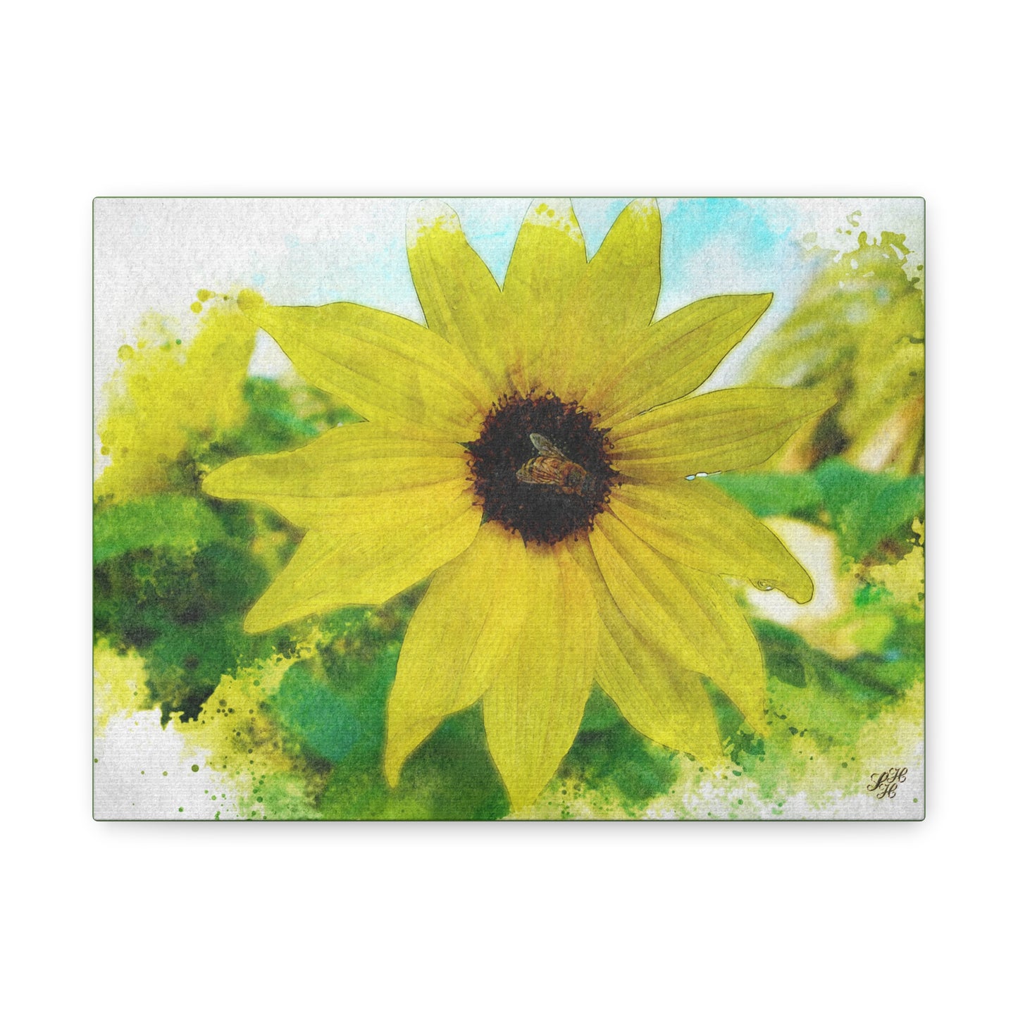 Vibrant Sunflower Canvas Wall Art
