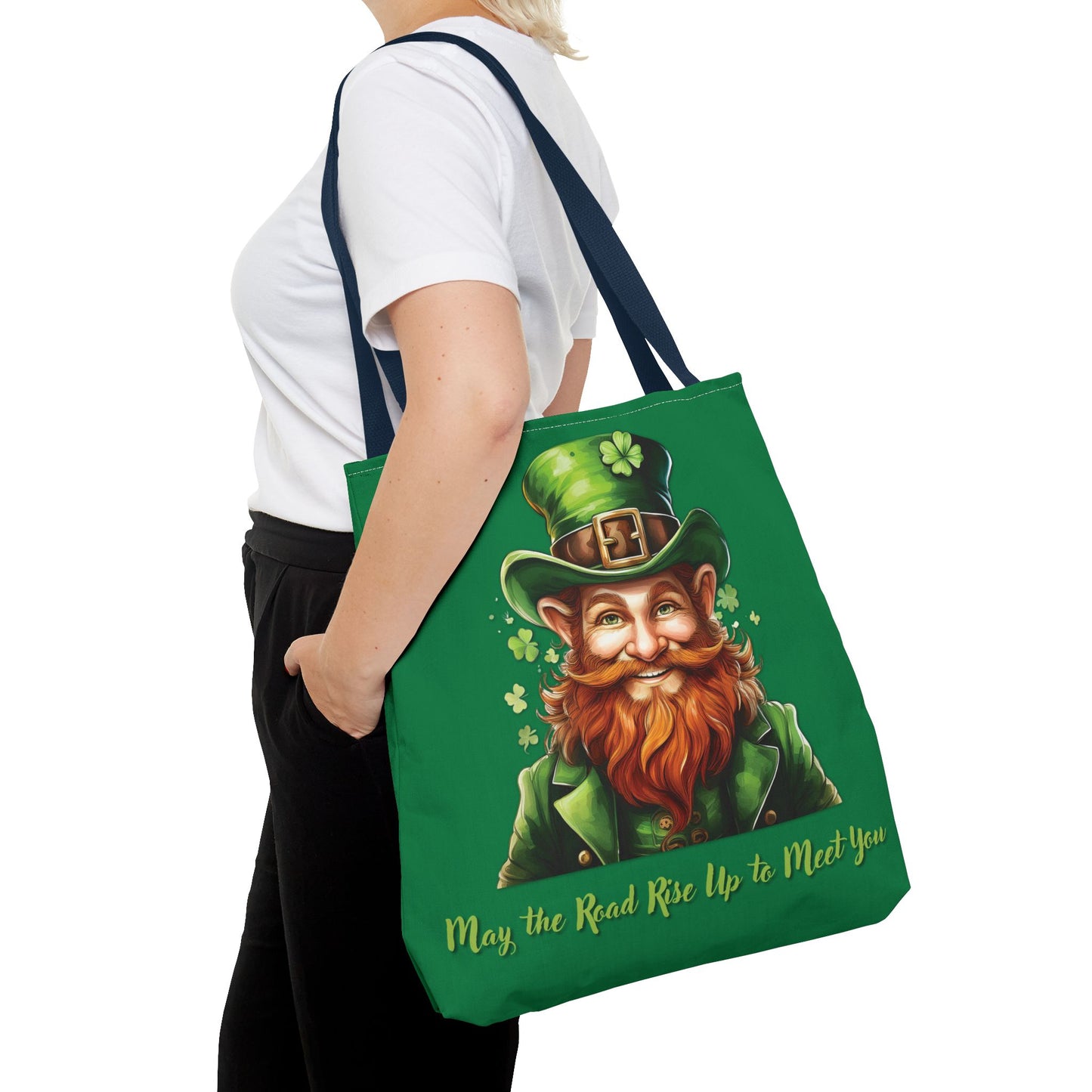 St. Patrick's Day Tote Bag - May the Road Rise Up to Meet You