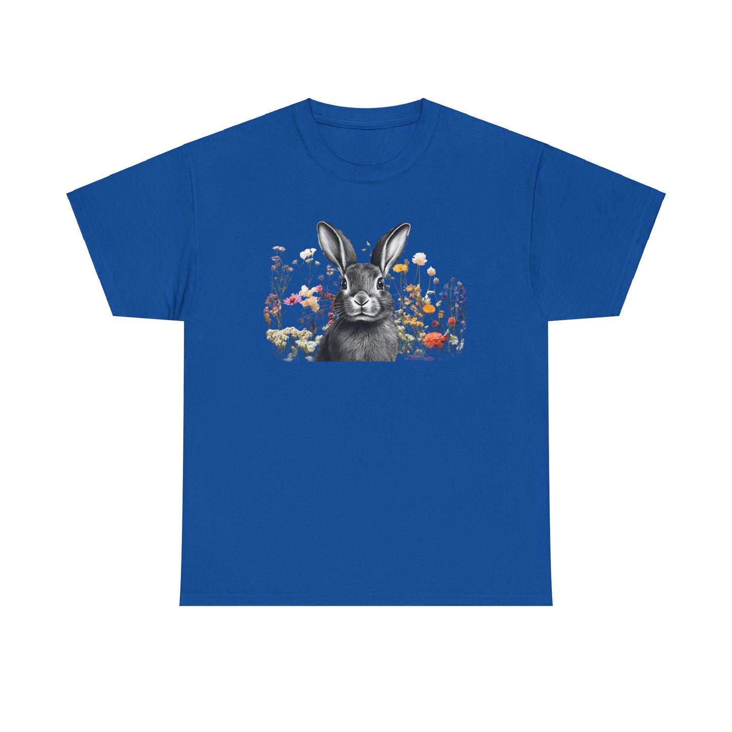 Easter - Unisex Tee - Easter Bunny in the Meadow