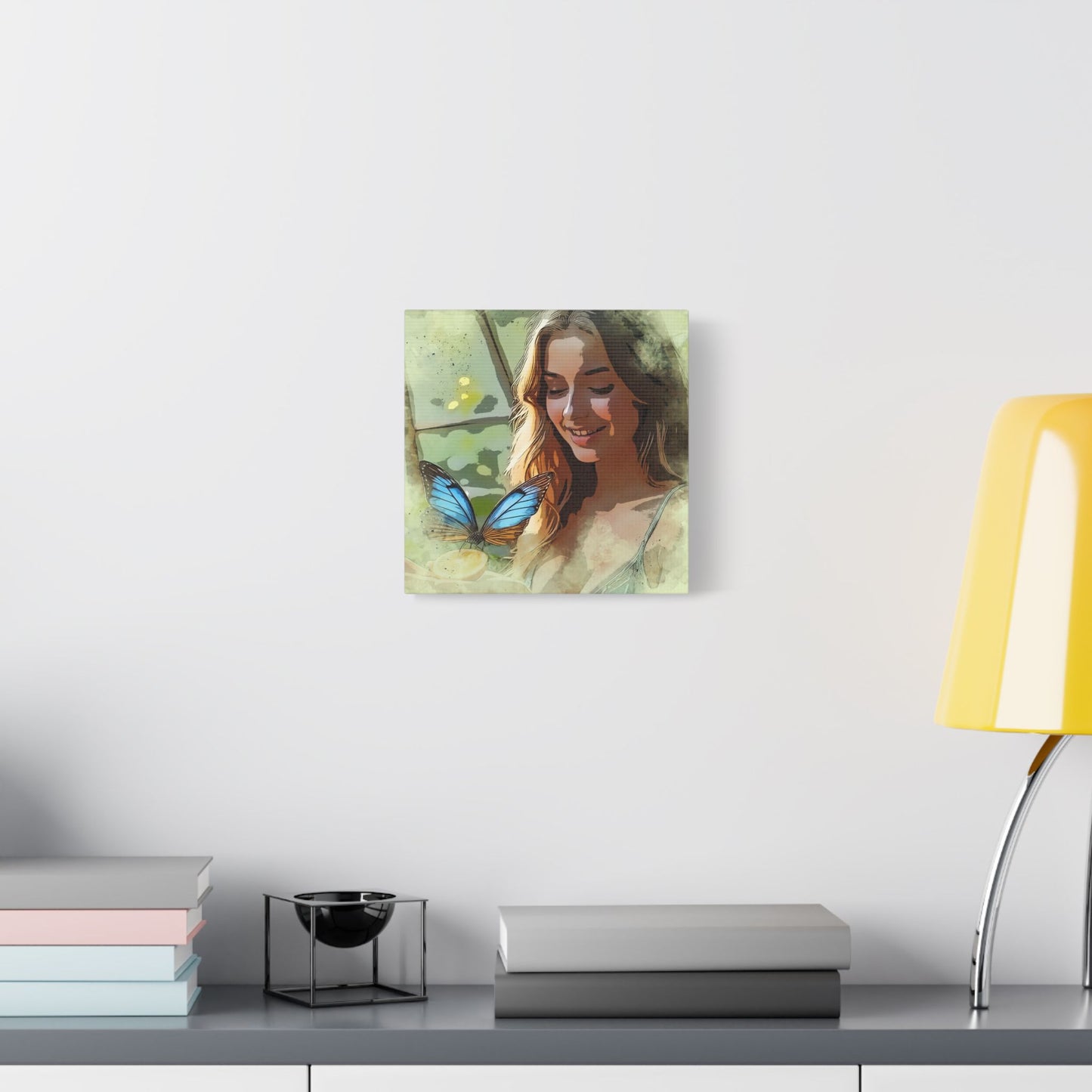 Butterfly Serenity Canvas Art - Wall Decor, Home Decoration, Gift for Nature Lovers, Inspirational Art, Unique Wall Hanging