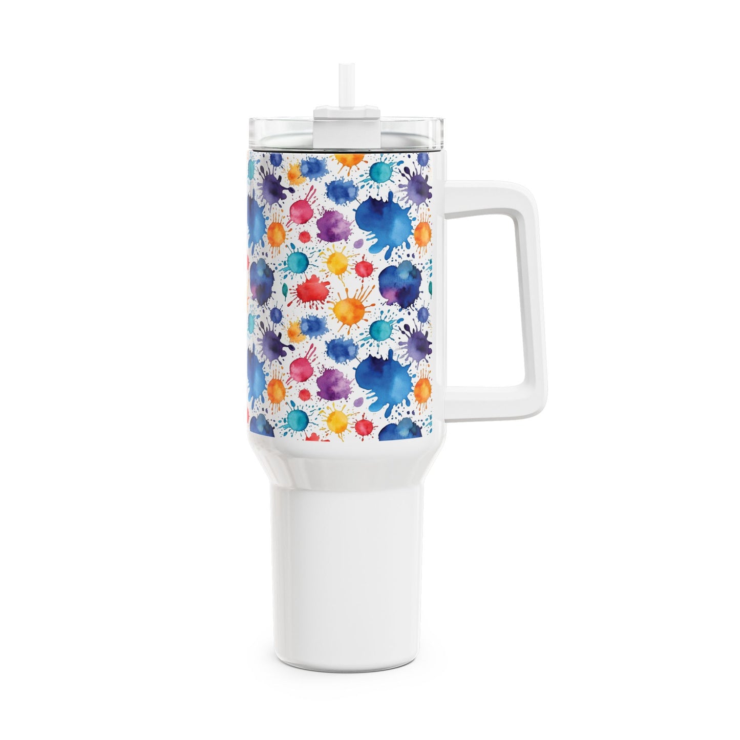 40oz Tumbler - Color Explosin Pattern