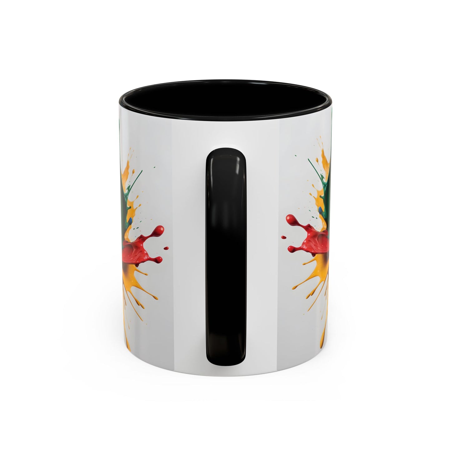 Coffee Mug: Splash of Joy Color Explosion Abstract Art Design