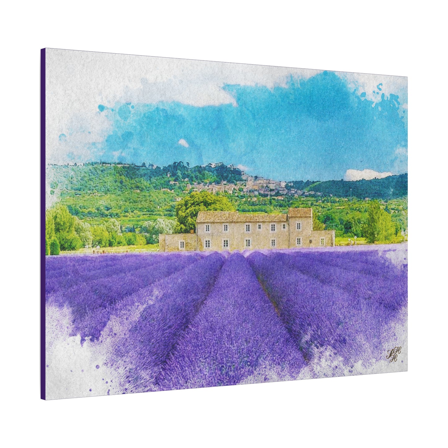 Lavender Fields Canvas Print - Serene Botanical Wall Art