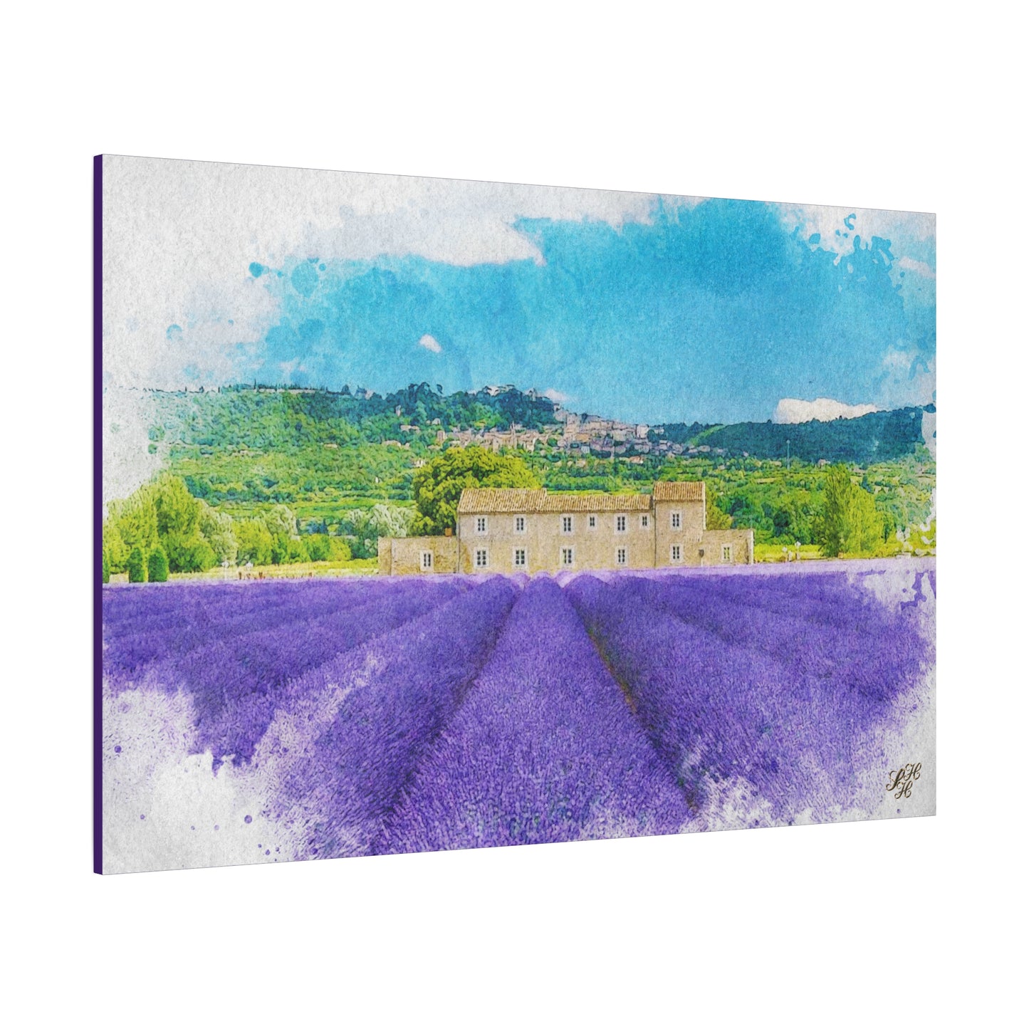 Lavender Fields Canvas Print - Serene Botanical Wall Art