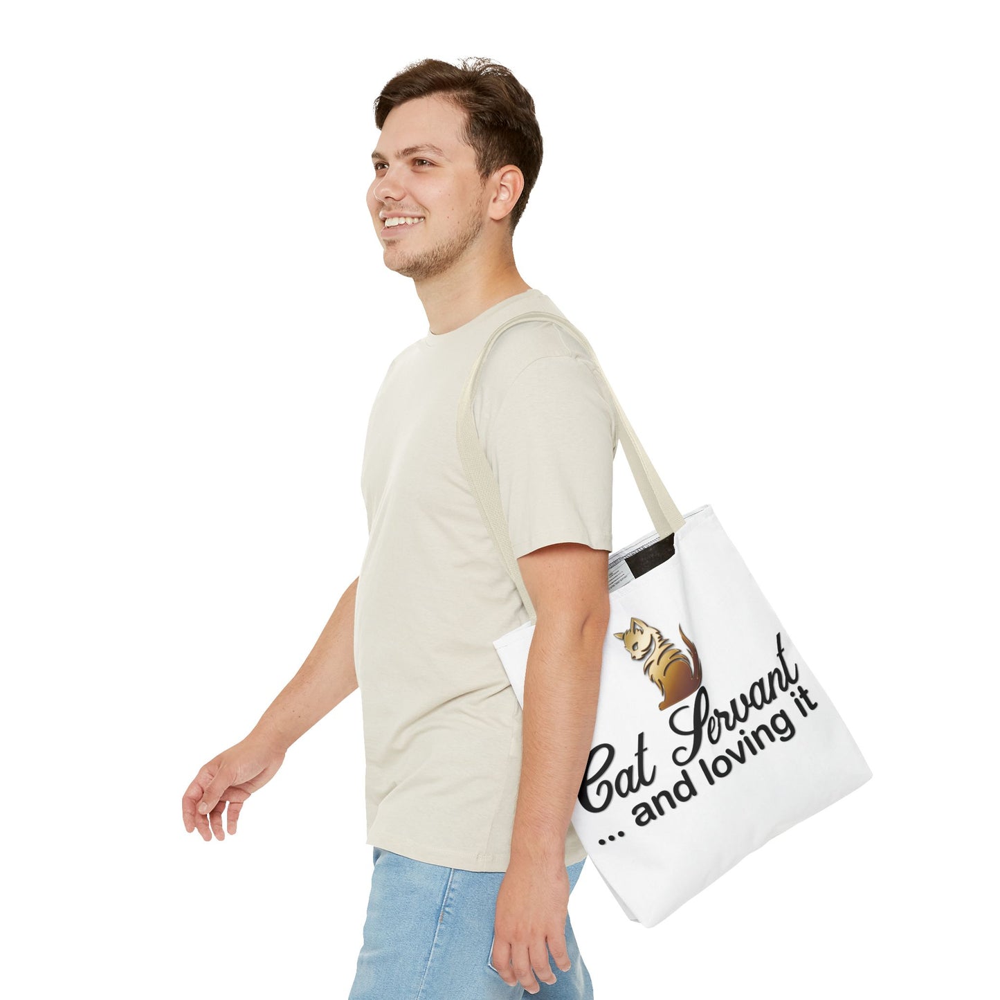 Cat Servant... and loving it - Tote Bag - Perfect Gift for Cat Lovers