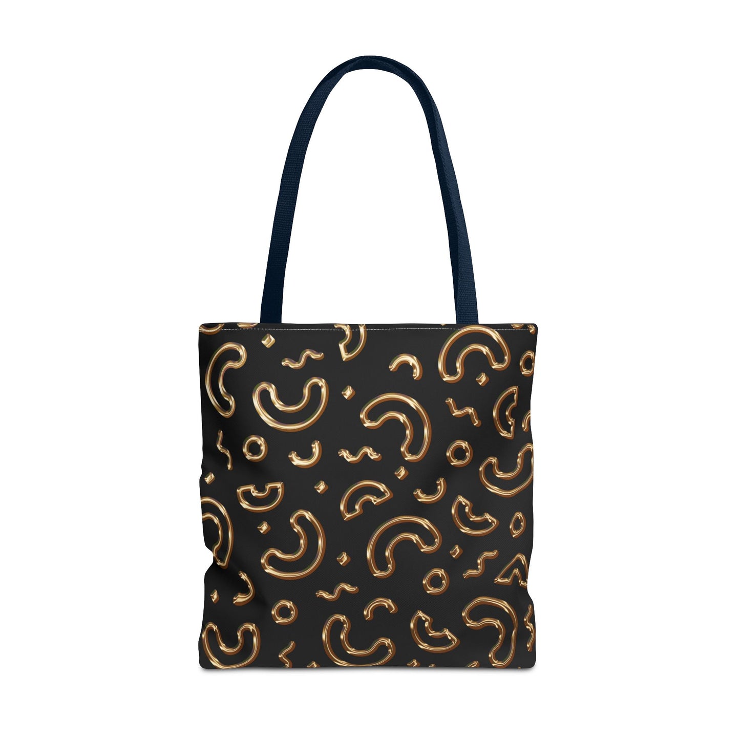 Gold Abstract Pattern Tote Bag - Stylish & Functional Everyday Accessory