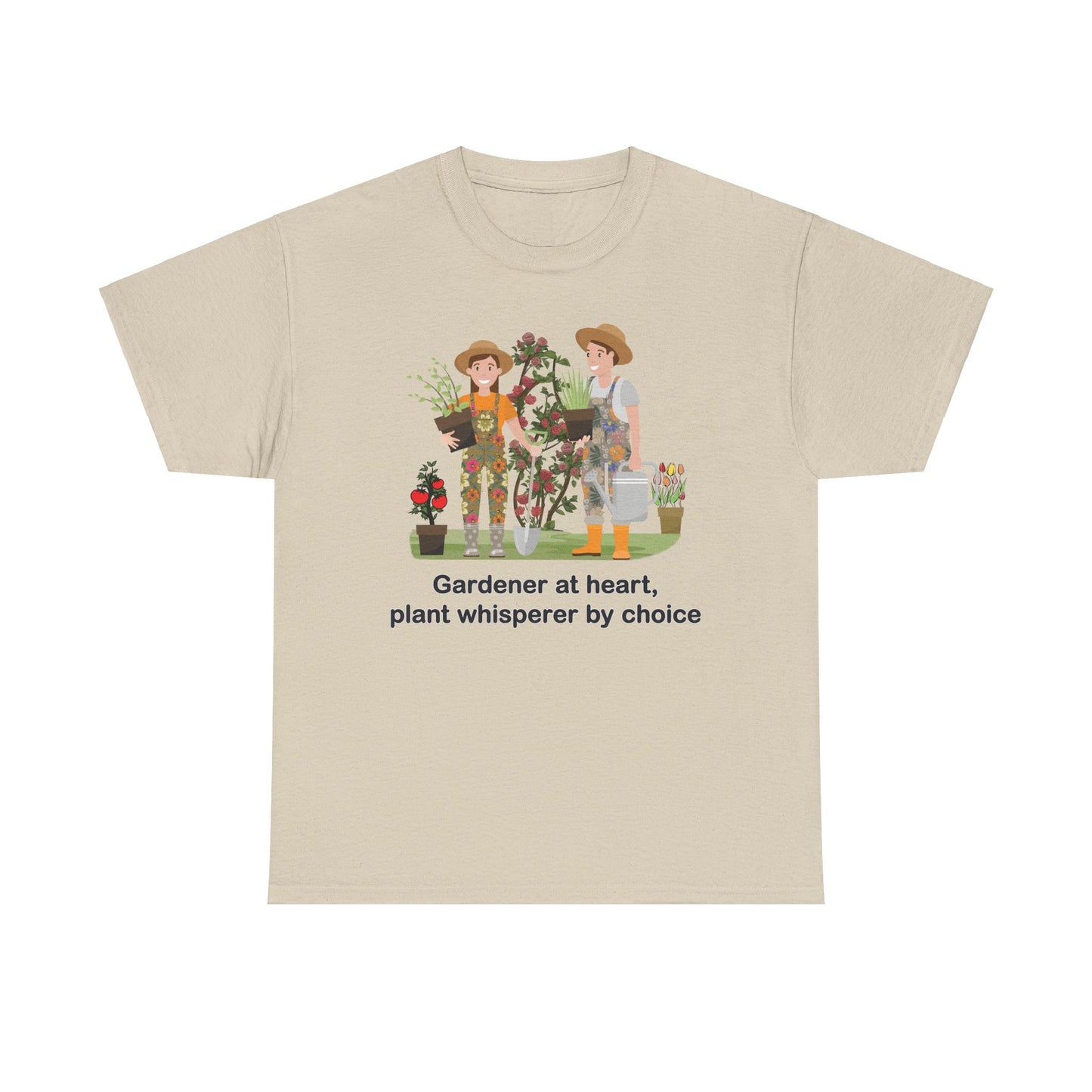 Plant Lover Tee - Gardener at heart, plant whisperer by choice