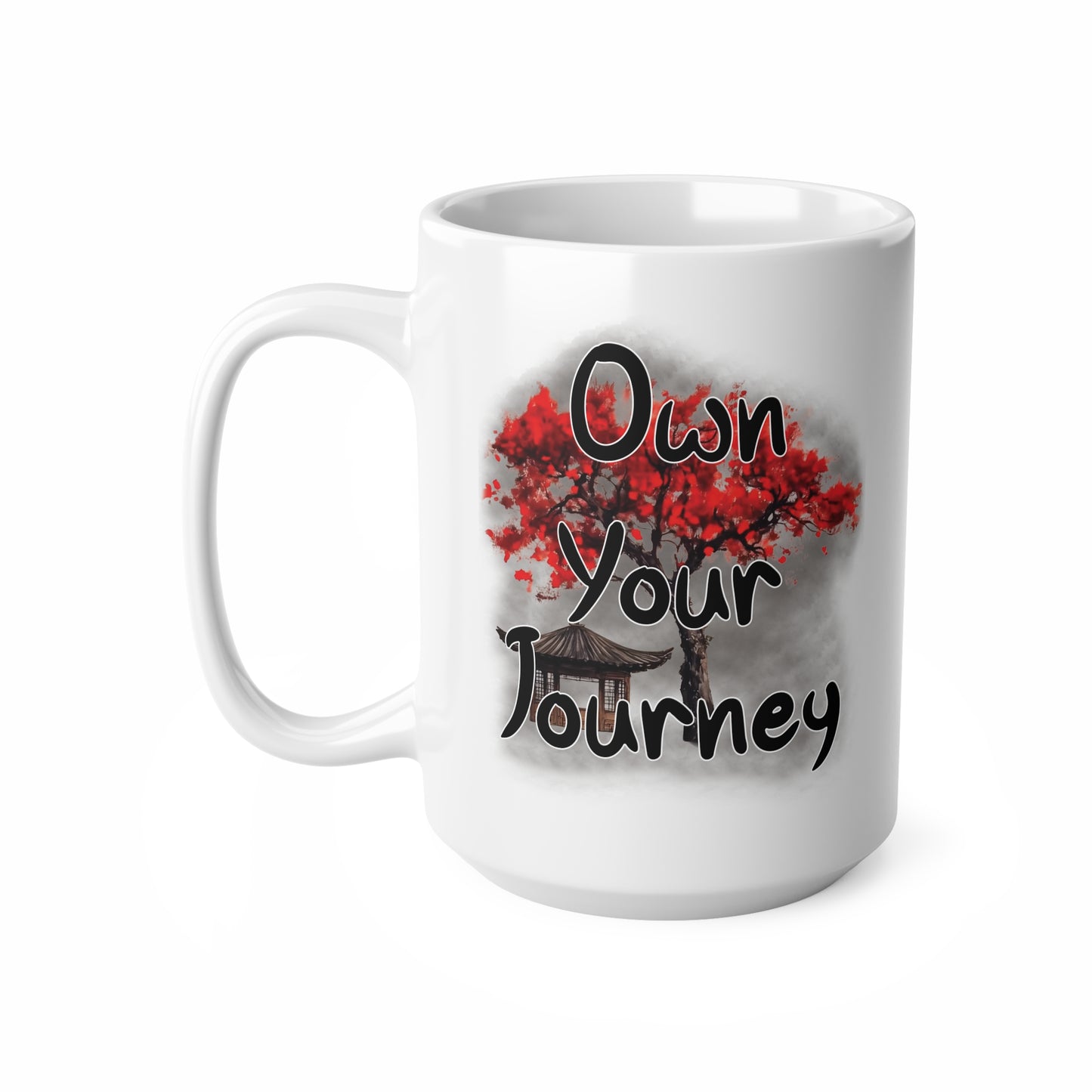 'Own Your Journey' – Embrace Growth, Cultivate Strength, and Let Your Spirit Blossom - Inspirational Coffee Mug - Own Your Journey - Motivational Gift for Coffee Lovers, Perfect for Birthdays, Graduations, and More