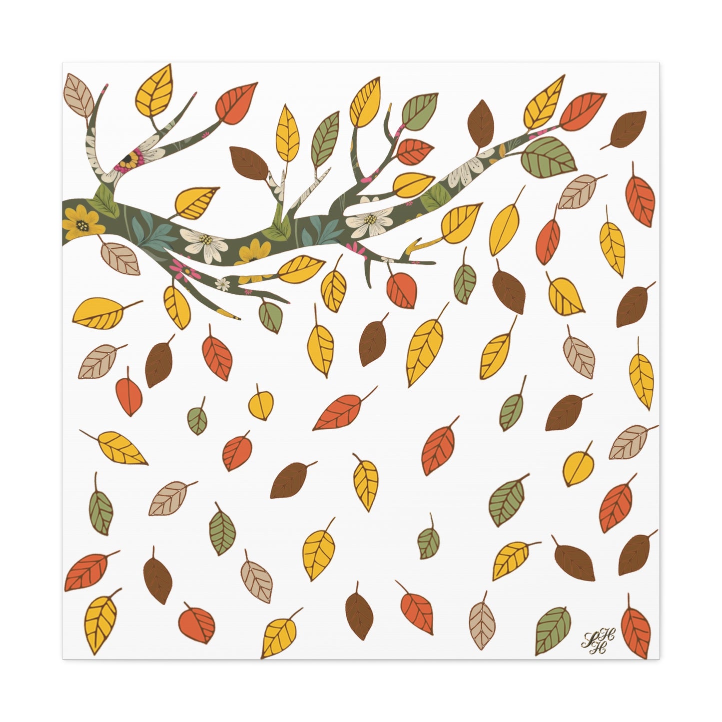 Autumn Leaves Canvas Art