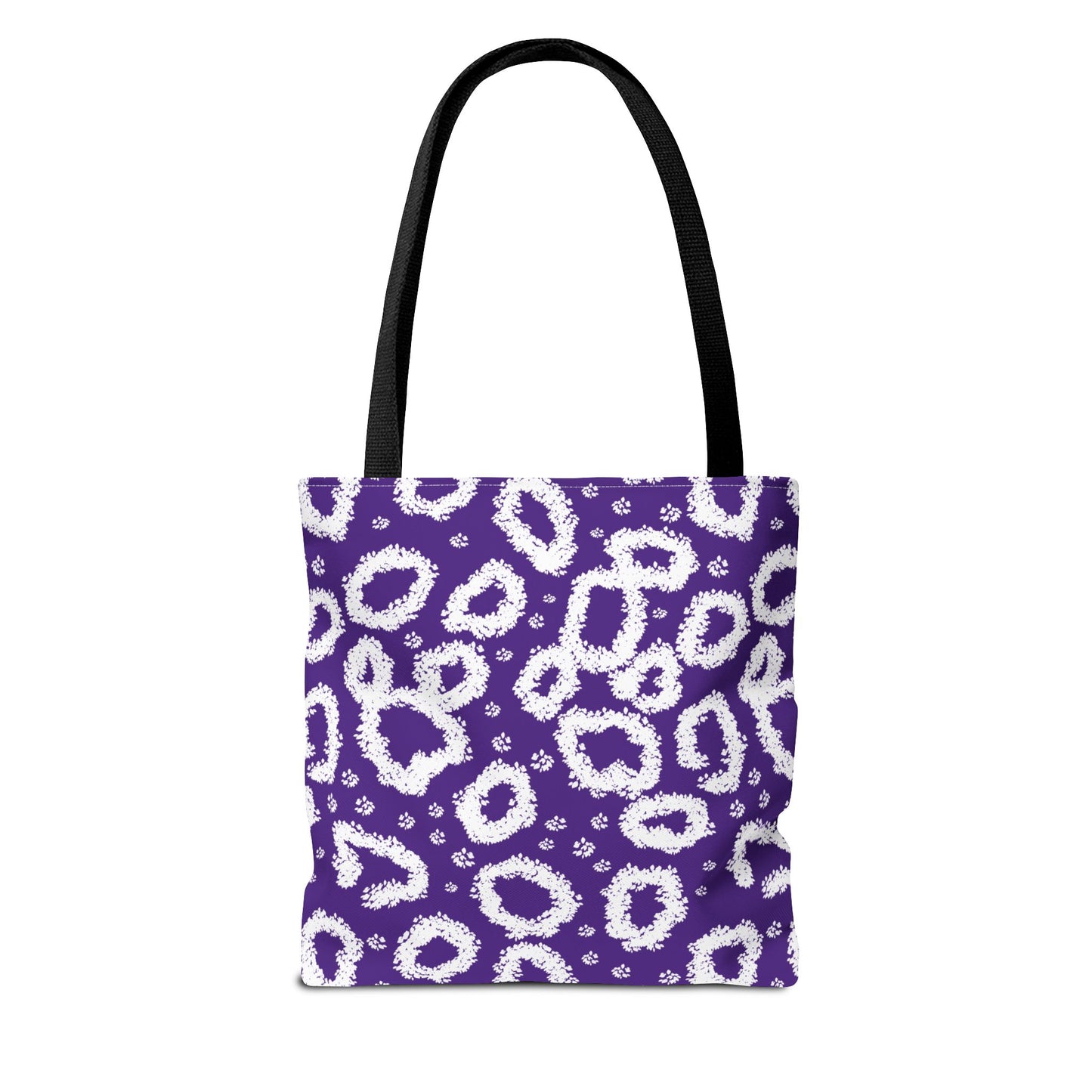 Purple Leopard Print Tote Bag - Stylish & Versatile for Everyday Use