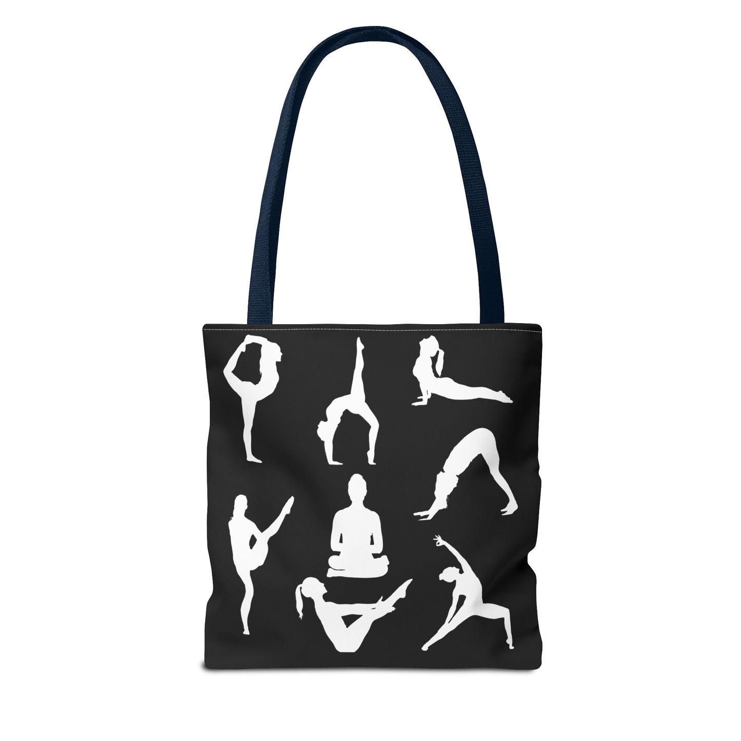 Yoga Tote Bag featuring YOGA Poses