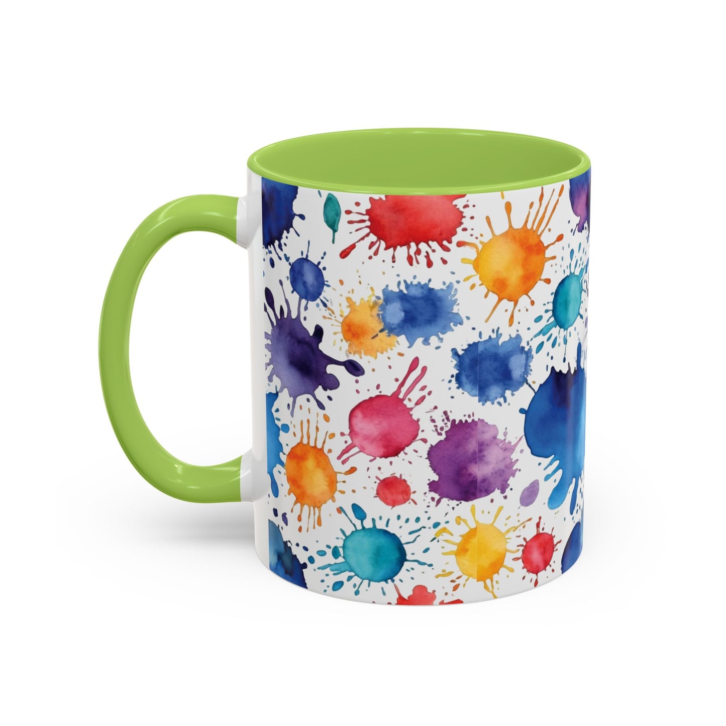 Coffee Mug: Splash Color Explosion Abstract Art Design