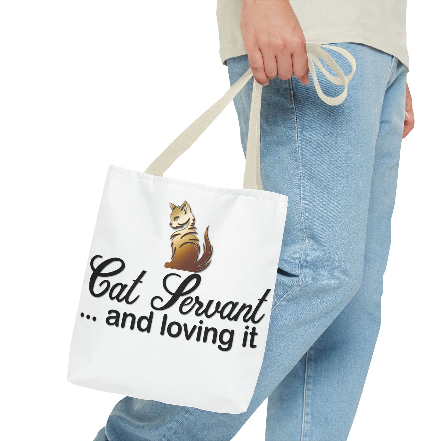 Cat Servant... and loving it - Tote Bag - Perfect Gift for Cat Lovers