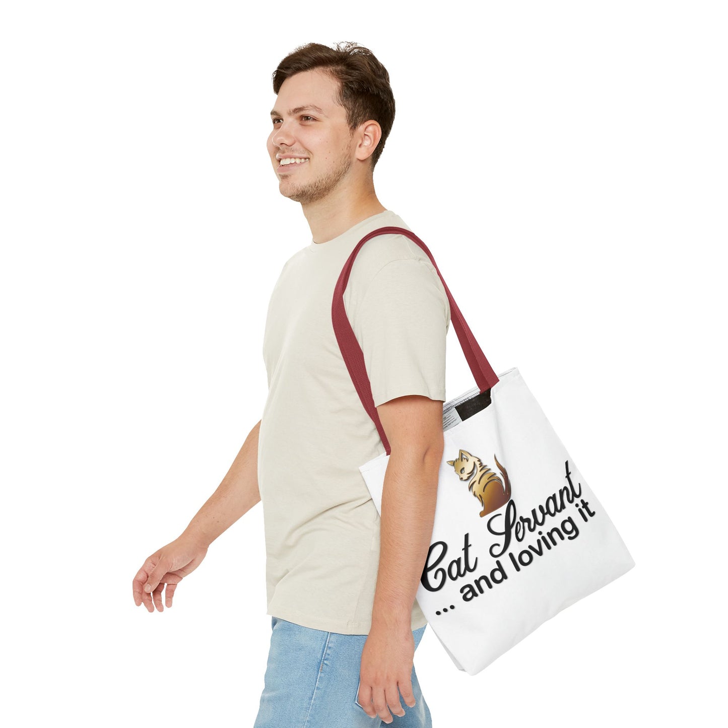 Cat Servant... and loving it - Tote Bag - Perfect Gift for Cat Lovers