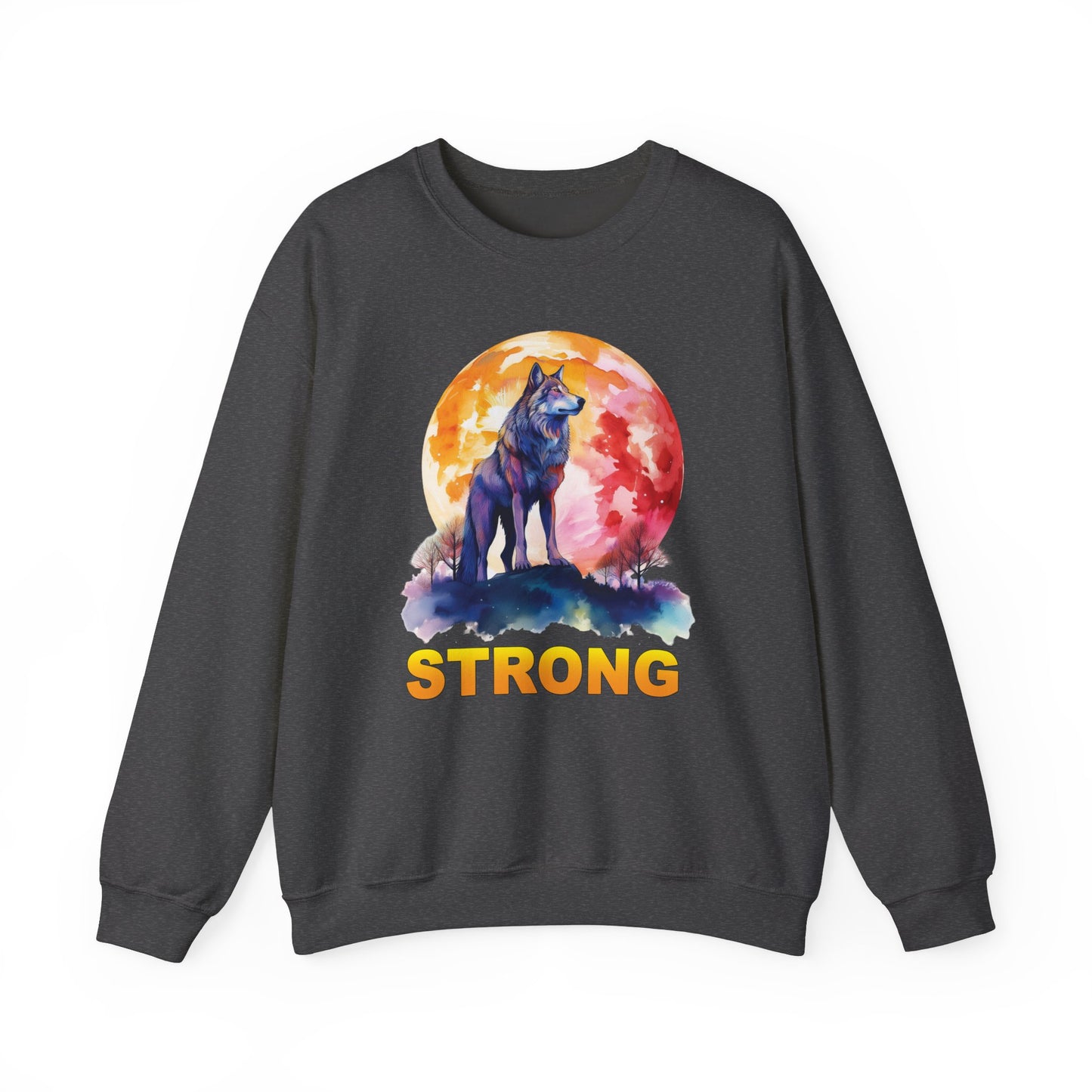 Lone Wolf Sweatshirt - STRONG Design