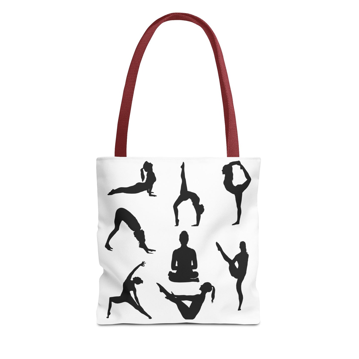 Yoga Tote Bag featuring YOGA Poses