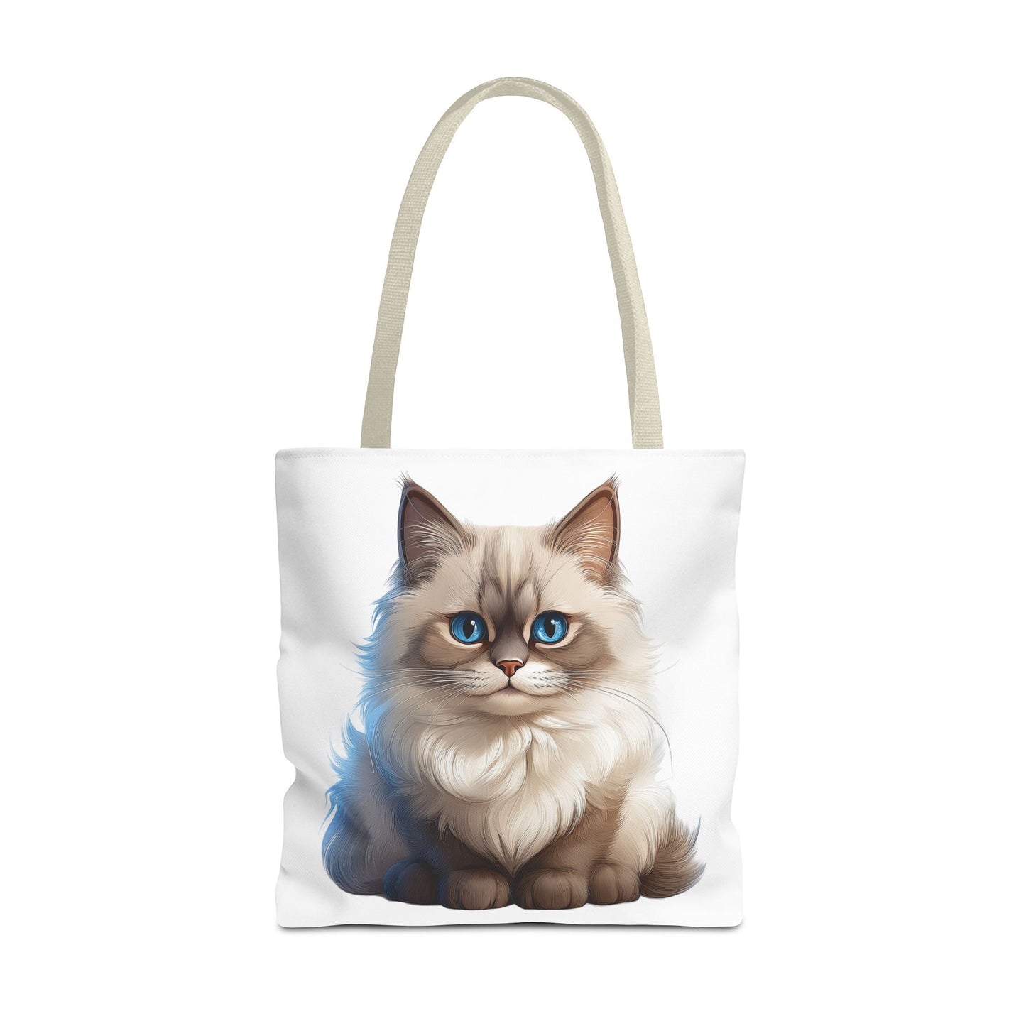 Ragdoll Cuteness Cat Illustration Tote Bag - Perfect for Pet Lovers