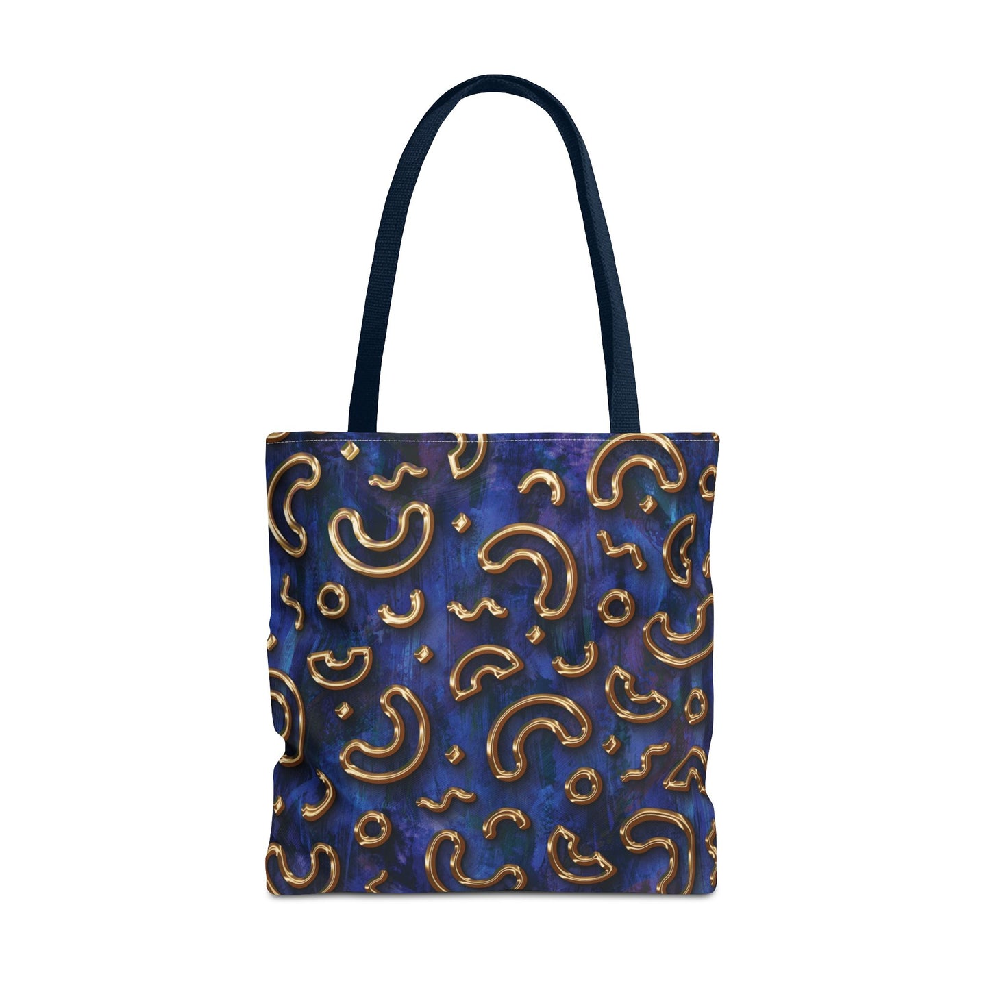 Stylish Patterned Tote Bag - Fun Macaroni Design for Everyday Use