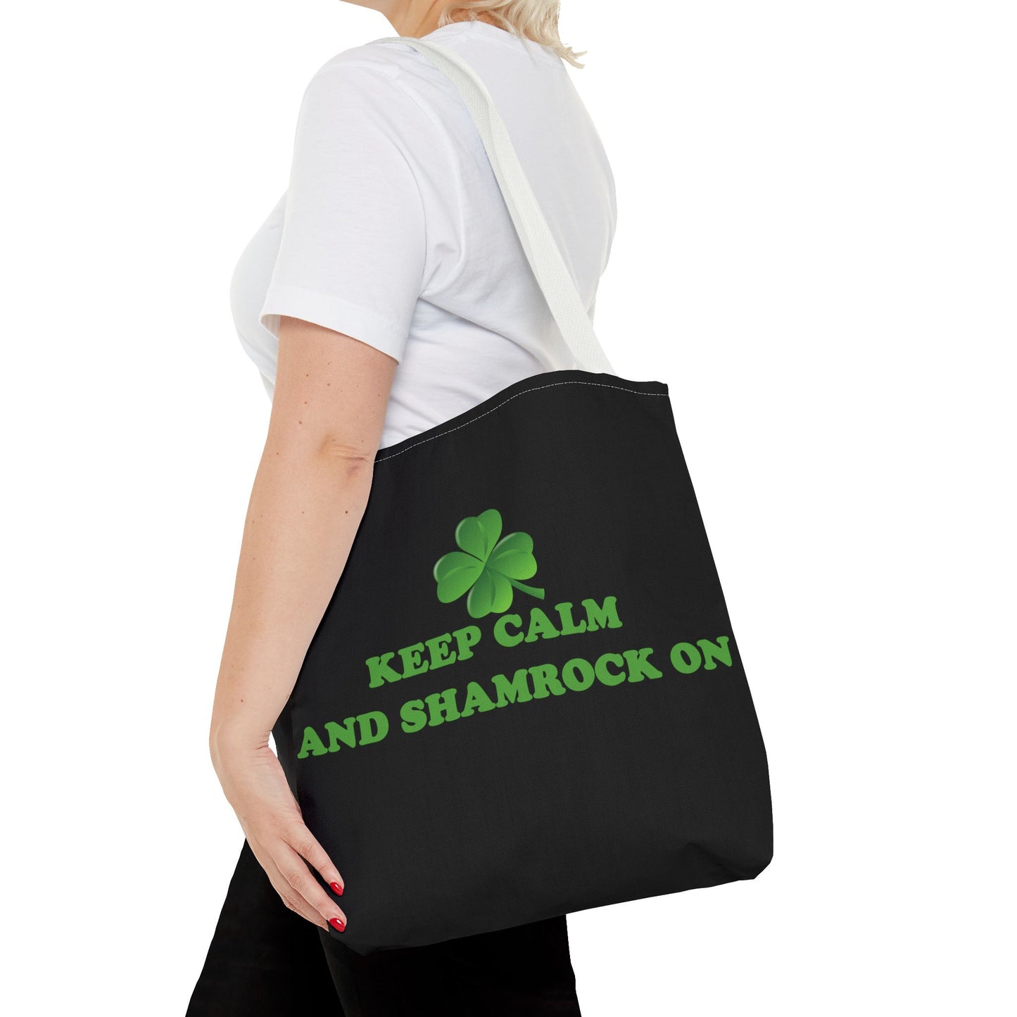 St. Patrick's Day Tote Bag - Keep Calm and Shamrock On
