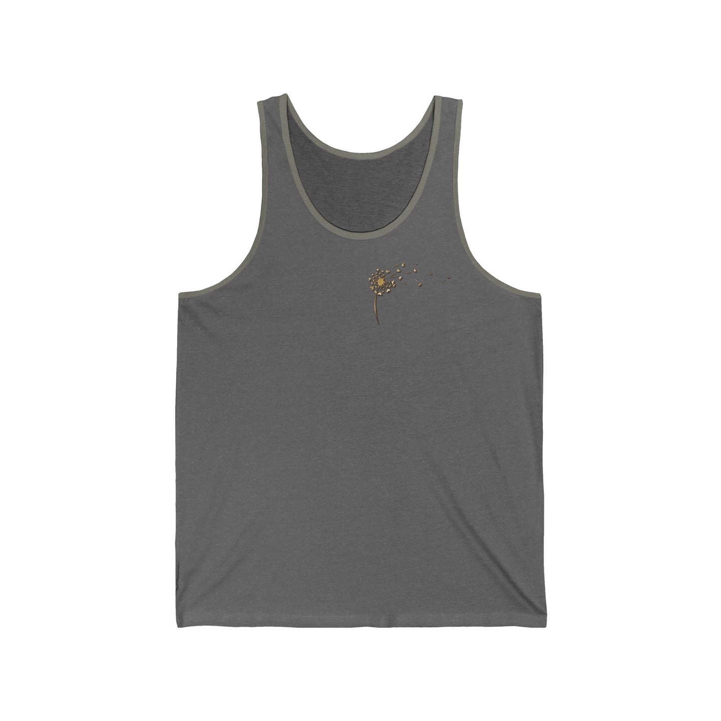 Spread Your Love - Dandelion Dreams - Unisex Jersey Tank – Perfect for Summer Days and Casual Outings