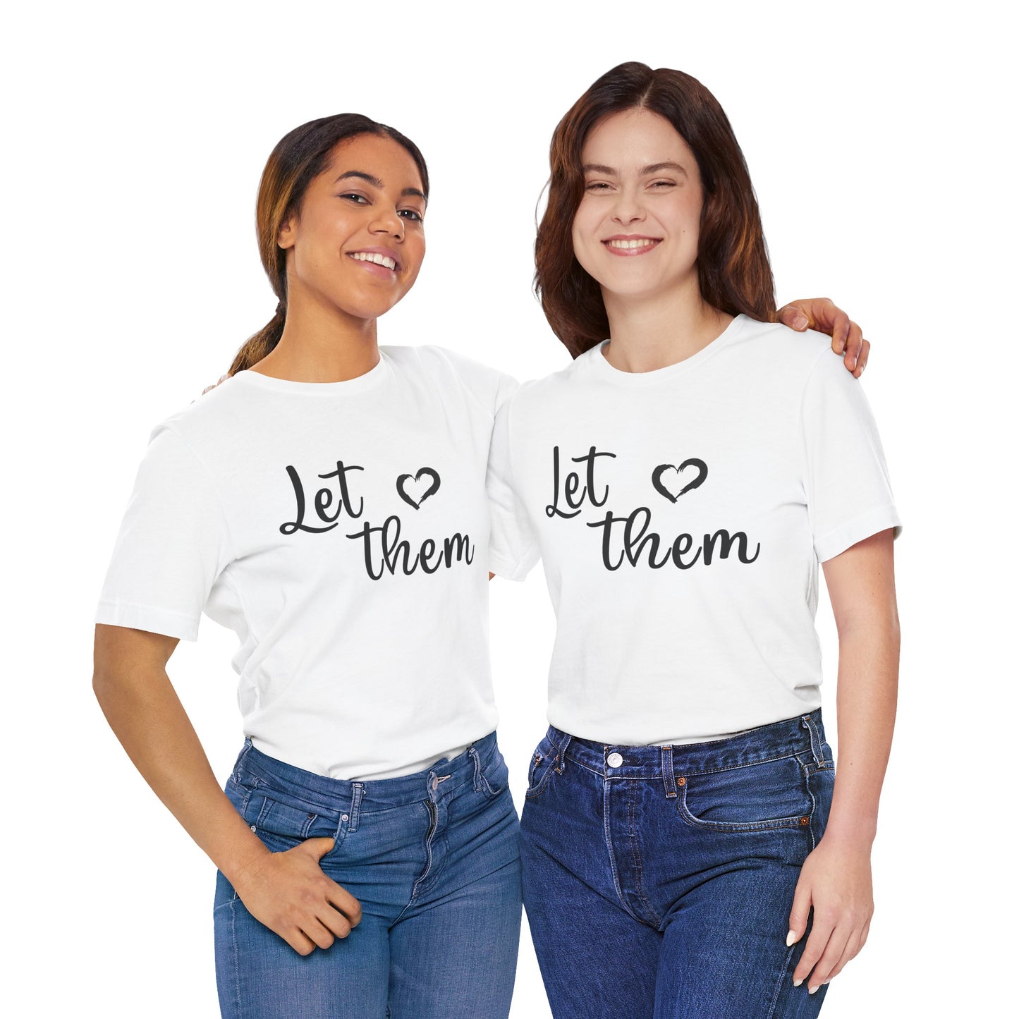 Let Them Love Unisex Jersey Tee – Perfect for Pride, Love Celebrations & Everyday Comfort