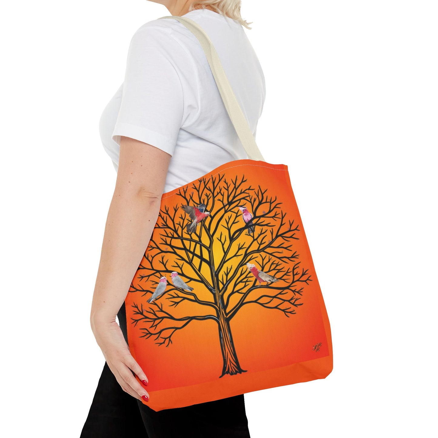 Tote Bag - Australian Pink and Gray Cockatoo (Galah) Digital Art Print