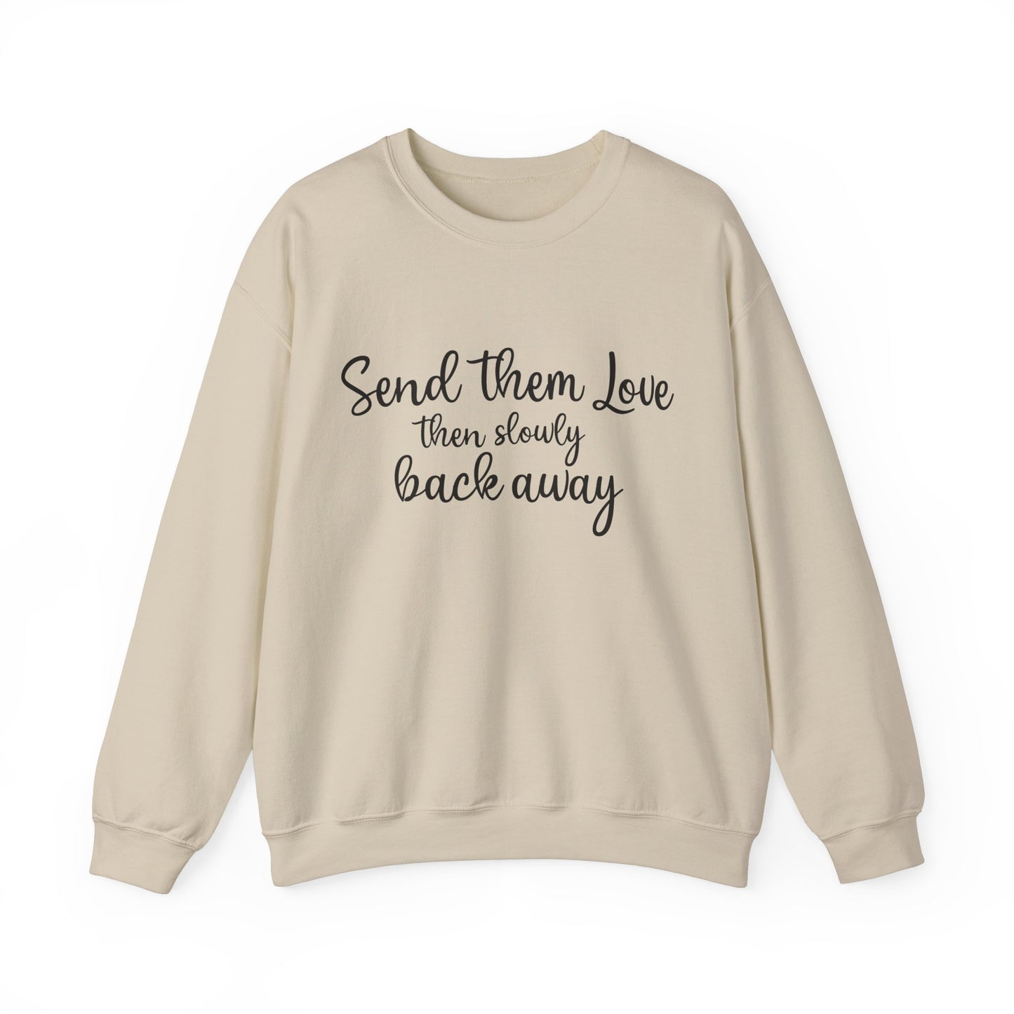 Send Them Love Unisex Crewneck Sweatshirt - Cozy Gift for Friends & Family