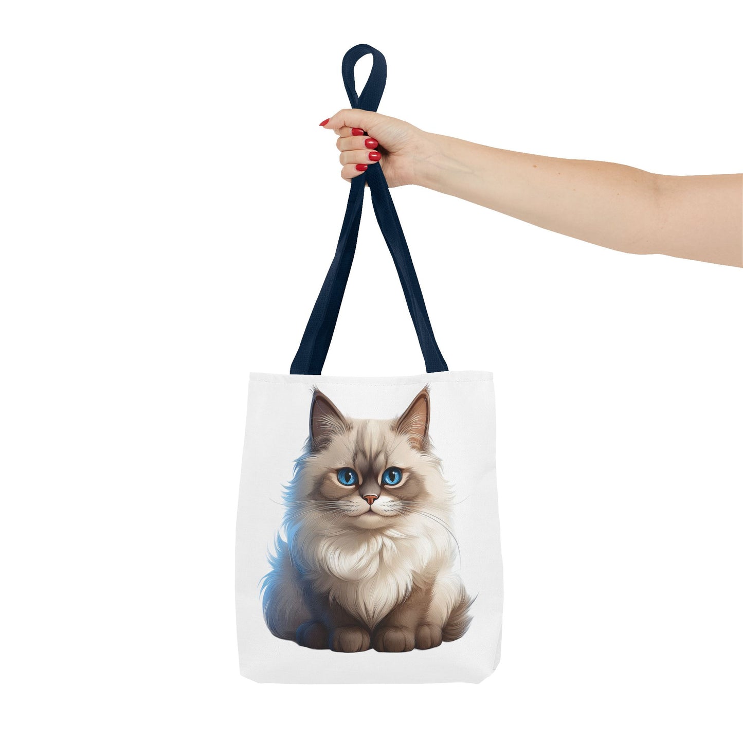 Ragdoll Cuteness Cat Illustration Tote Bag - Perfect for Pet Lovers