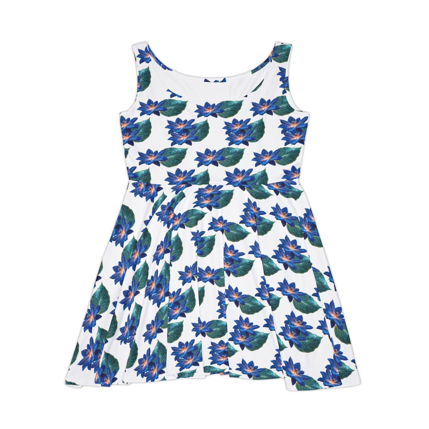 Exclusive Design, Limited eddition - Floral Women's Skater Dress, Casual Summer Dress, Outdoor Event Outfit, Date Night Dress, Vacation Wear, Trendy Women's Apparel