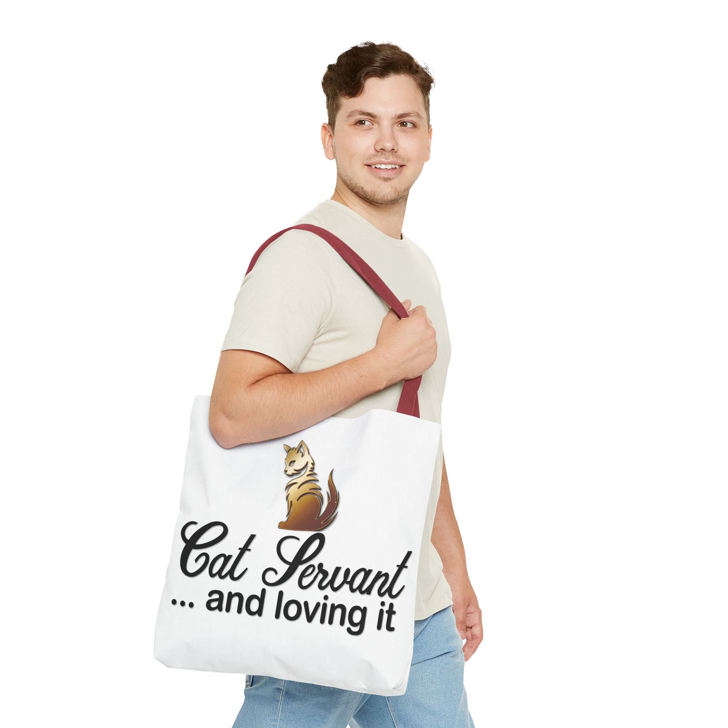 Cat Servant... and loving it - Tote Bag - Perfect Gift for Cat Lovers