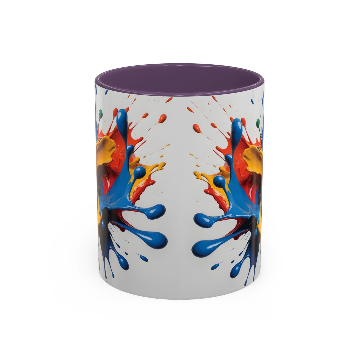 Coffee Mug: Splash of Joy Color Explosion Abstract Art Design
