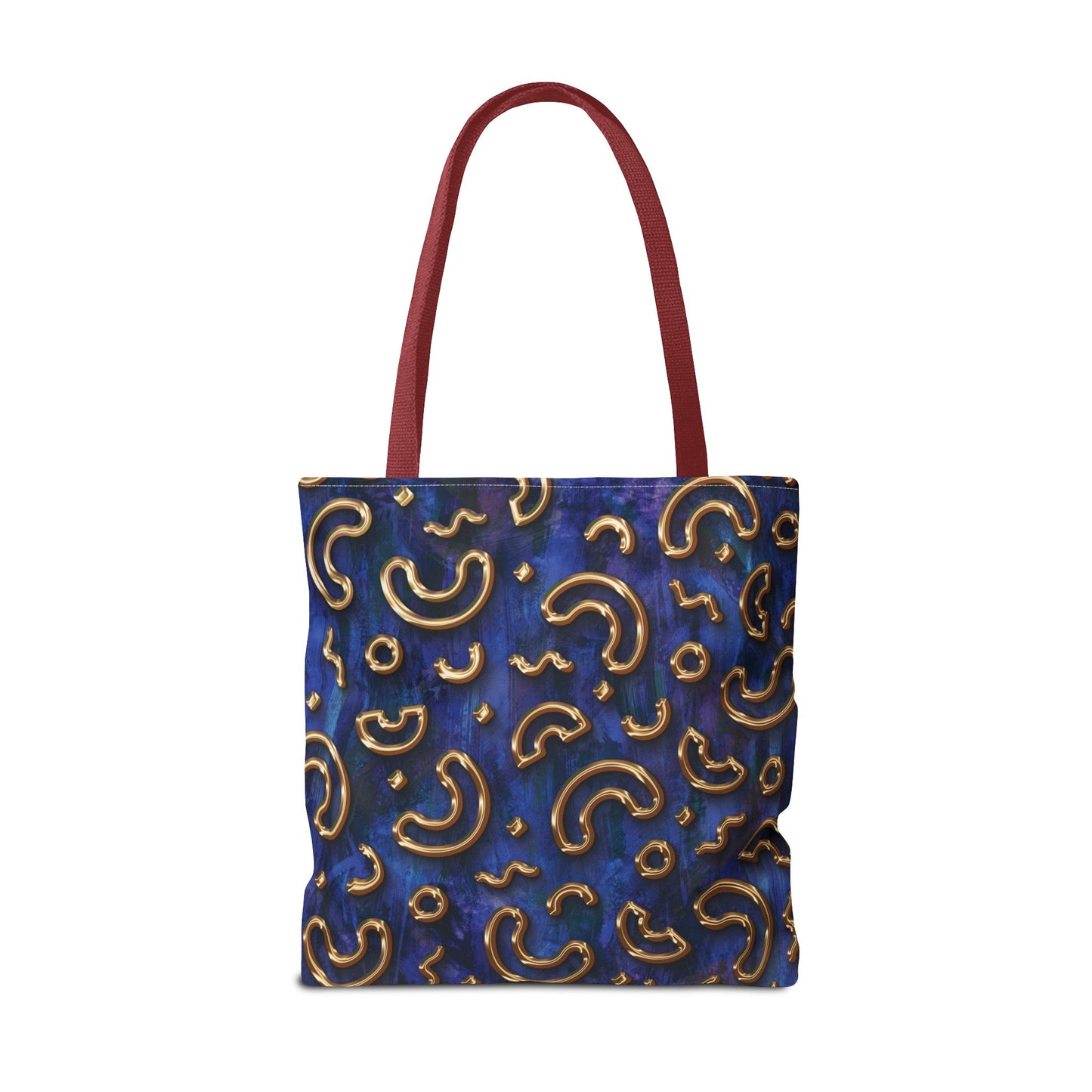 Stylish Patterned Tote Bag - Fun Macaroni Design for Everyday Use