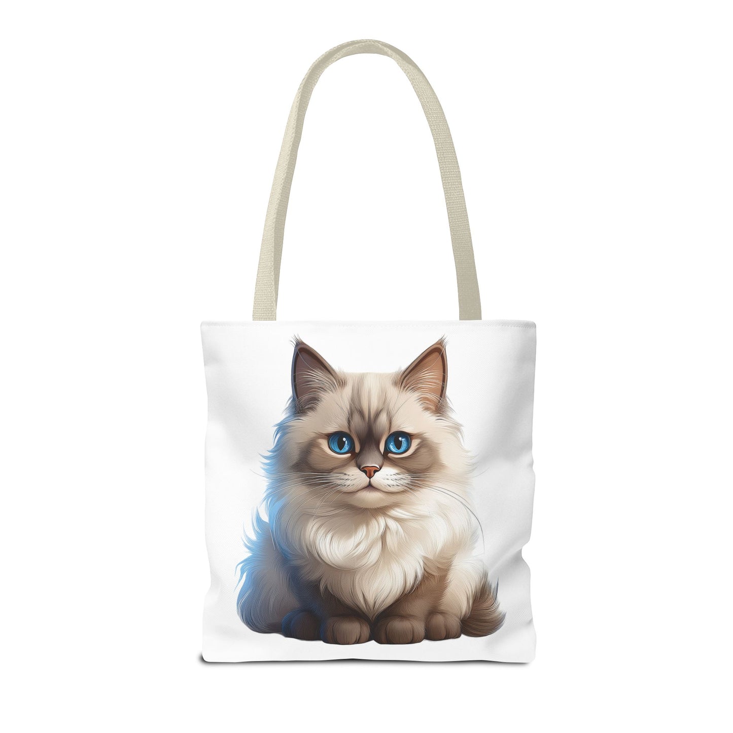 Ragdoll Cuteness Cat Illustration Tote Bag - Perfect for Pet Lovers