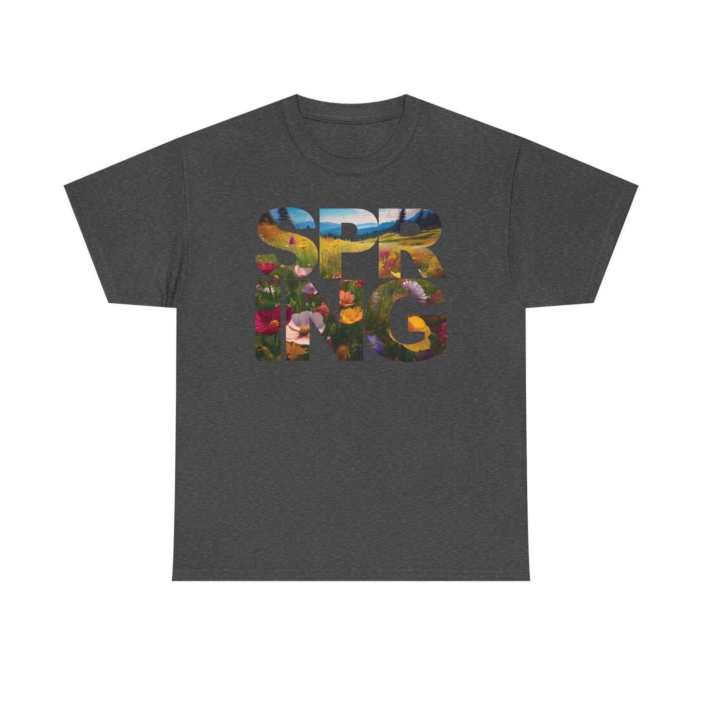 Spring - Unisex Tee - Spring Meadow Flower Design
