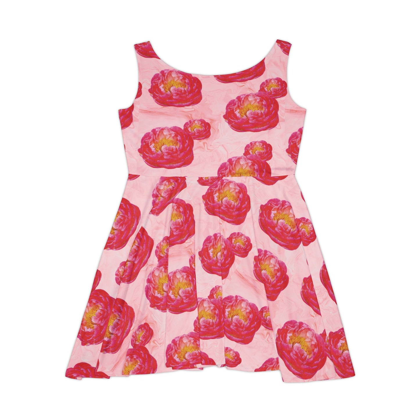 'Peone' Floral Women's Skater Dress - Perfect for Spring Celebrations