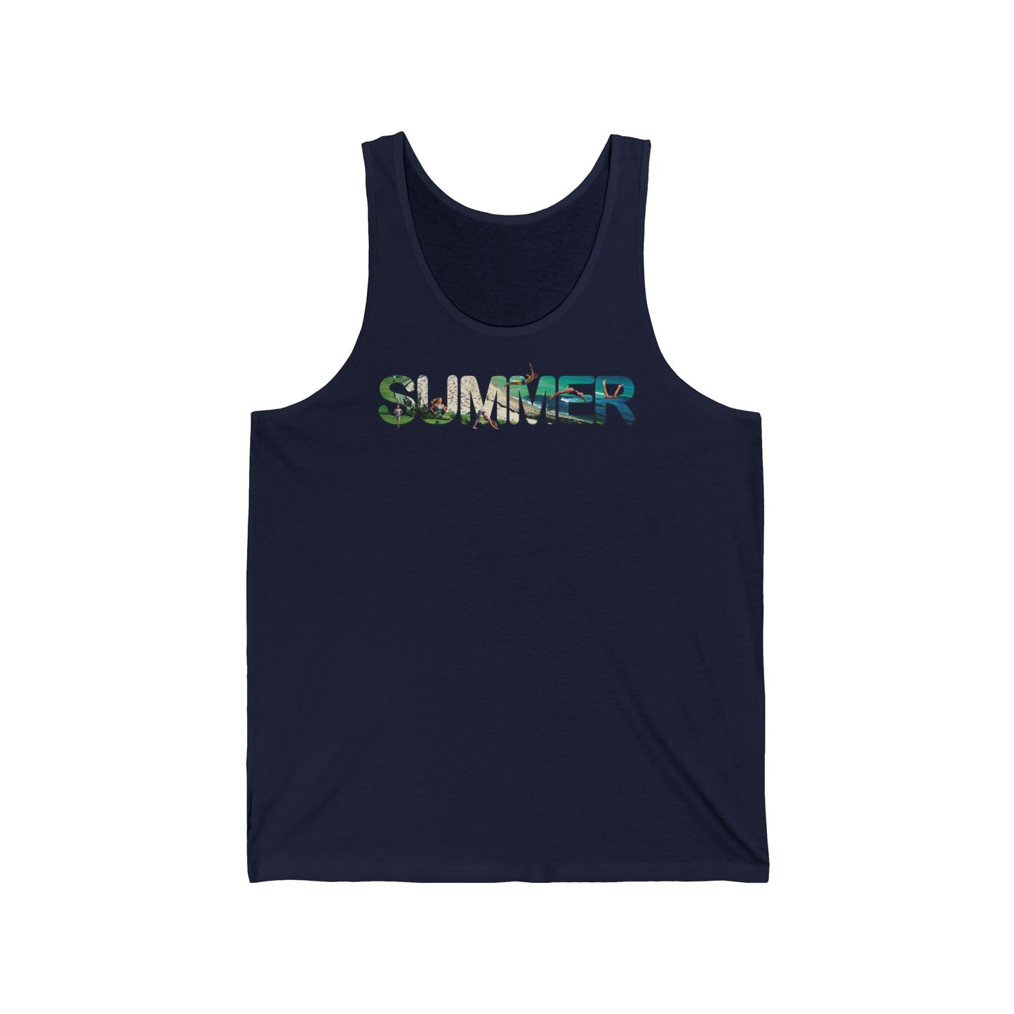 Summer Vibes Unisex Tank Top - Perfect for Beach Days and Casual Outings