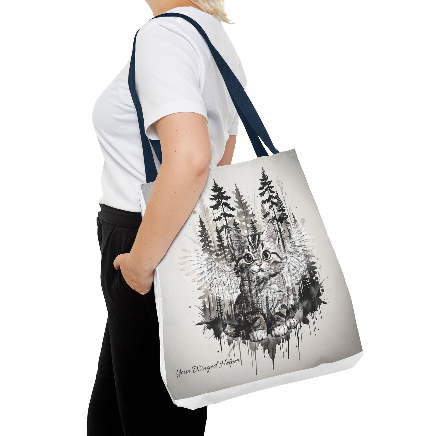 Your Winged Gardian Helper - Tote Bag Design
