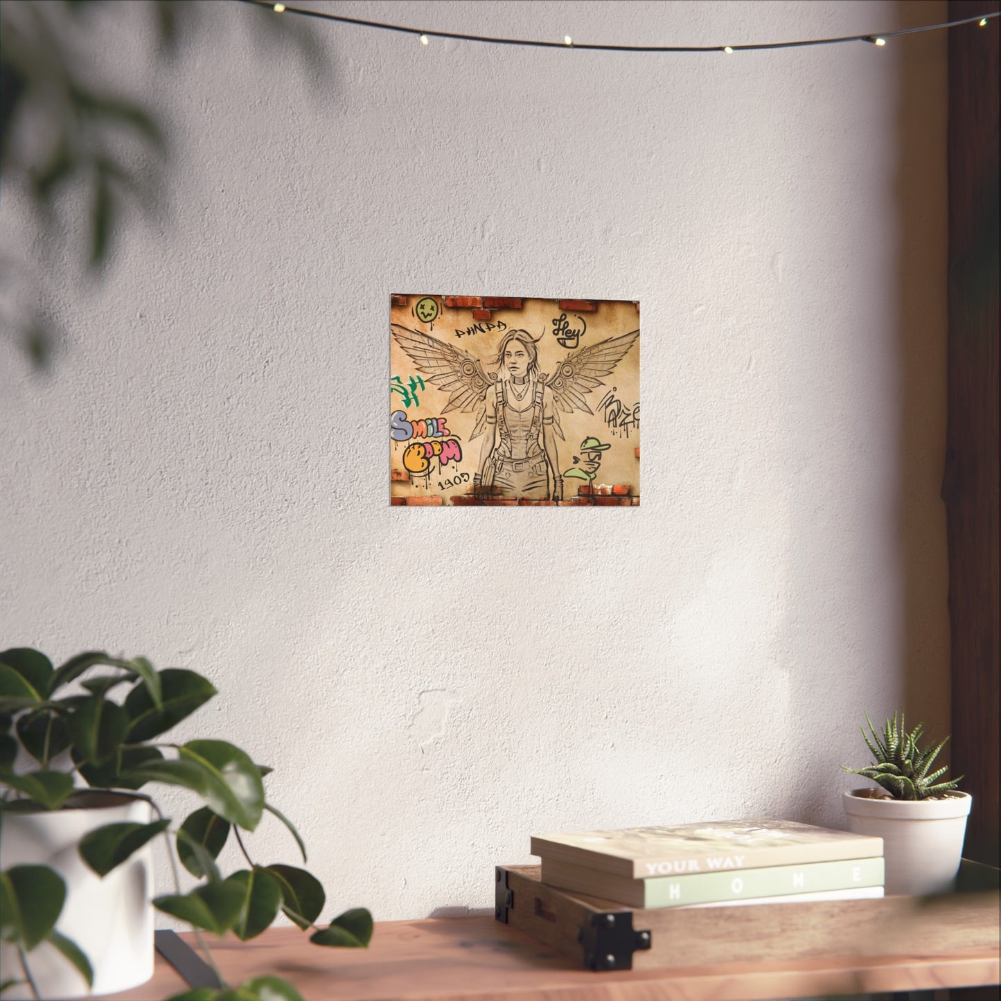 Urban Art Print, Inspirational Wall Decor, Graffiti Poster, Home Decor, Unique Gift for Art Lovers