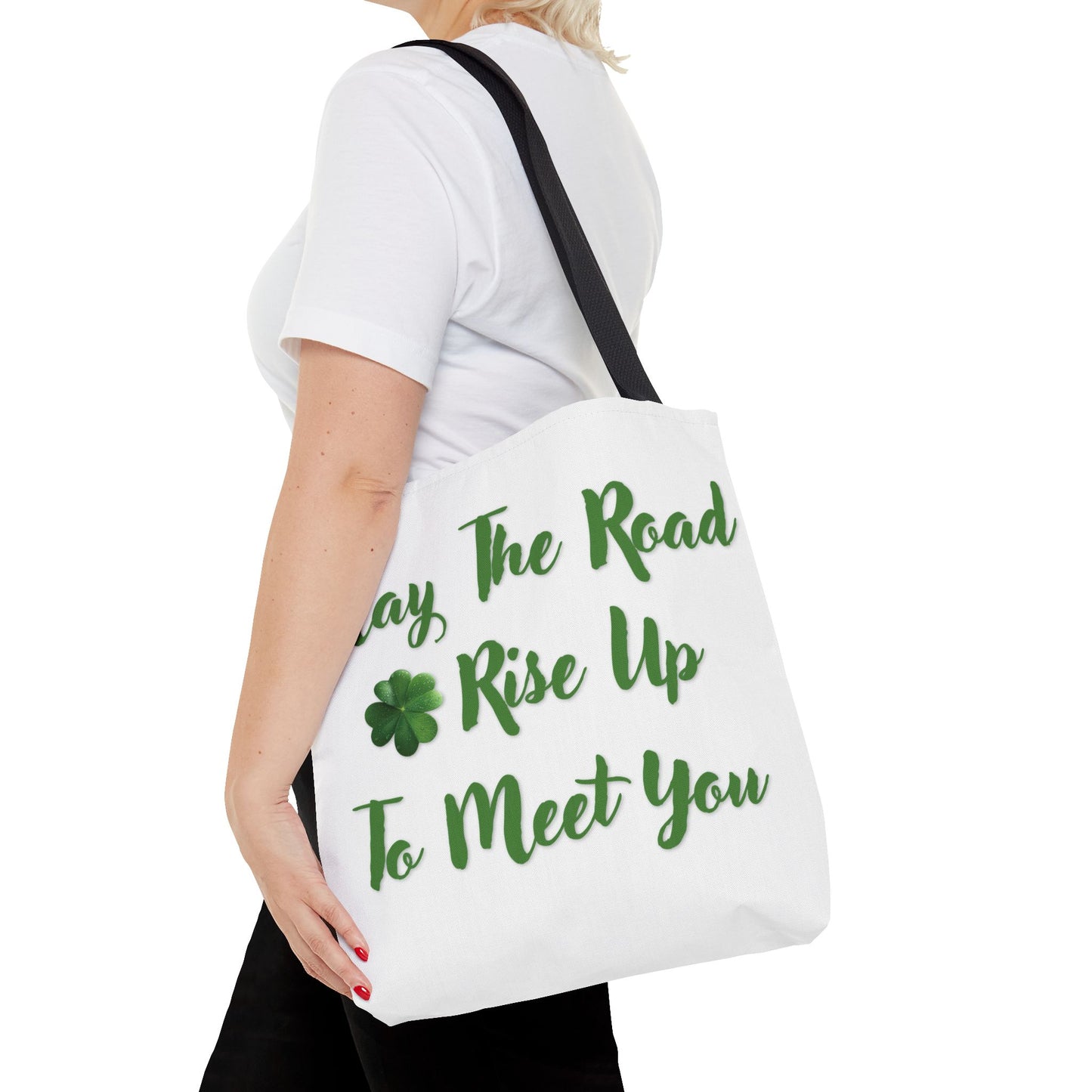 St. Patrick's Day Tote Bag - May the Road Rise Up to Meet You 2