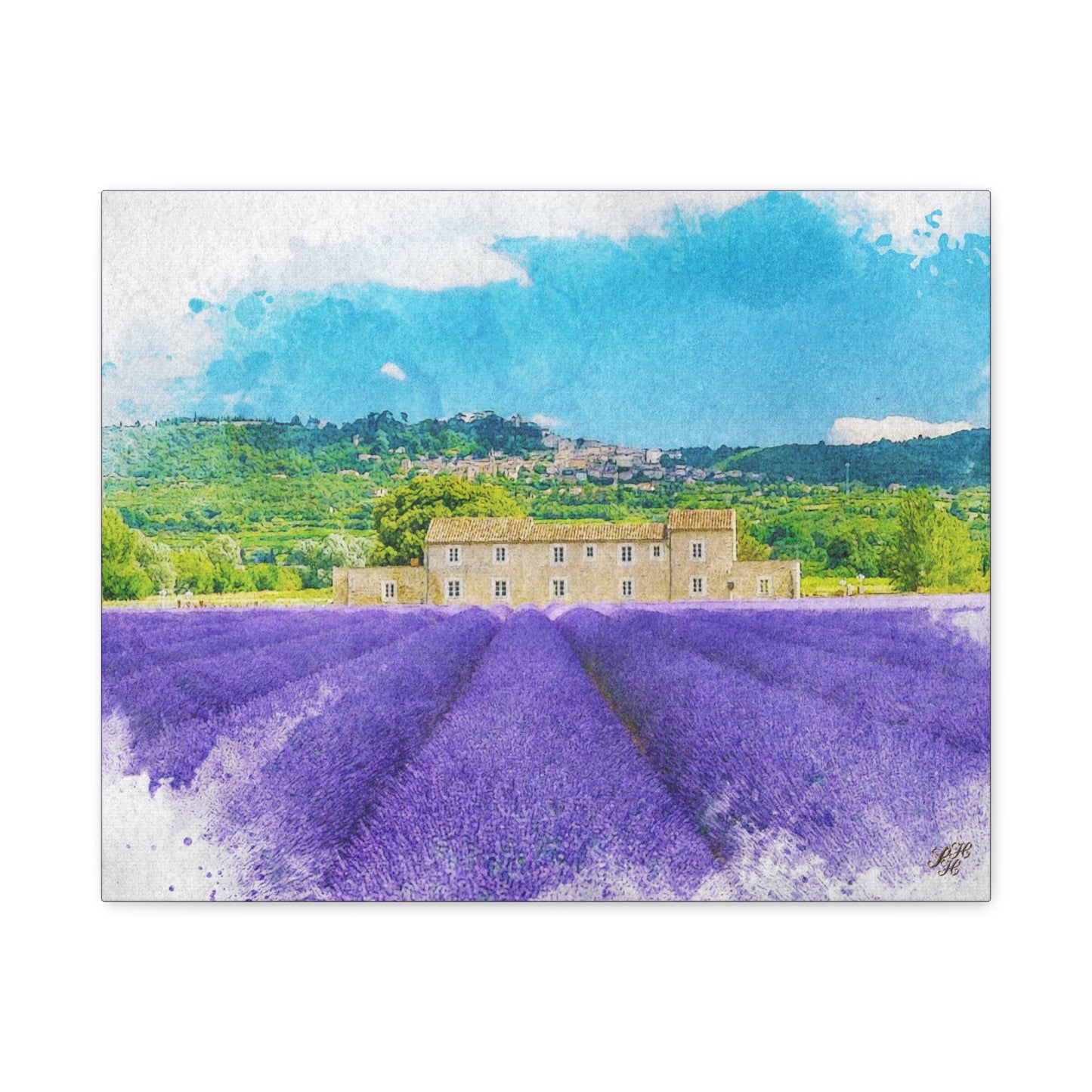 Lavender Fields Canvas Print - Serene Botanical Wall Art