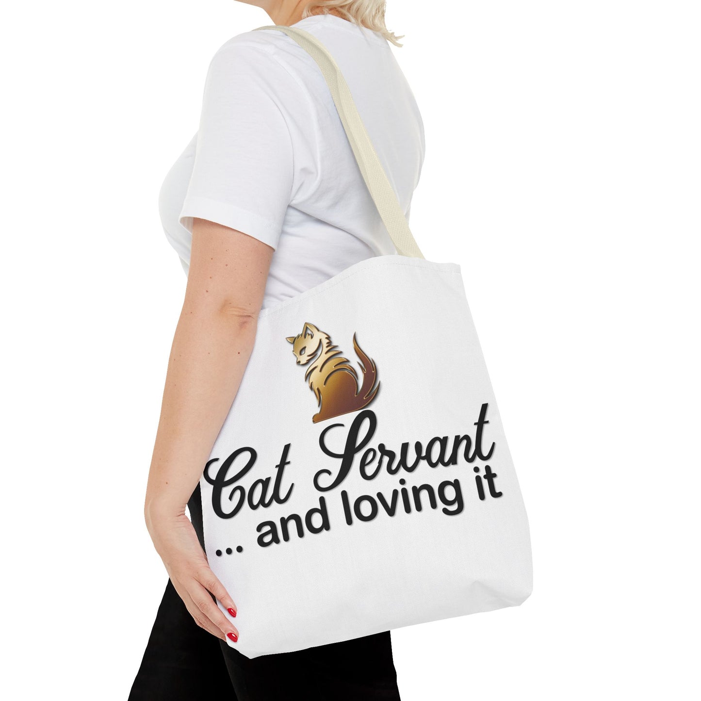 Cat Servant... and loving it - Tote Bag - Perfect Gift for Cat Lovers
