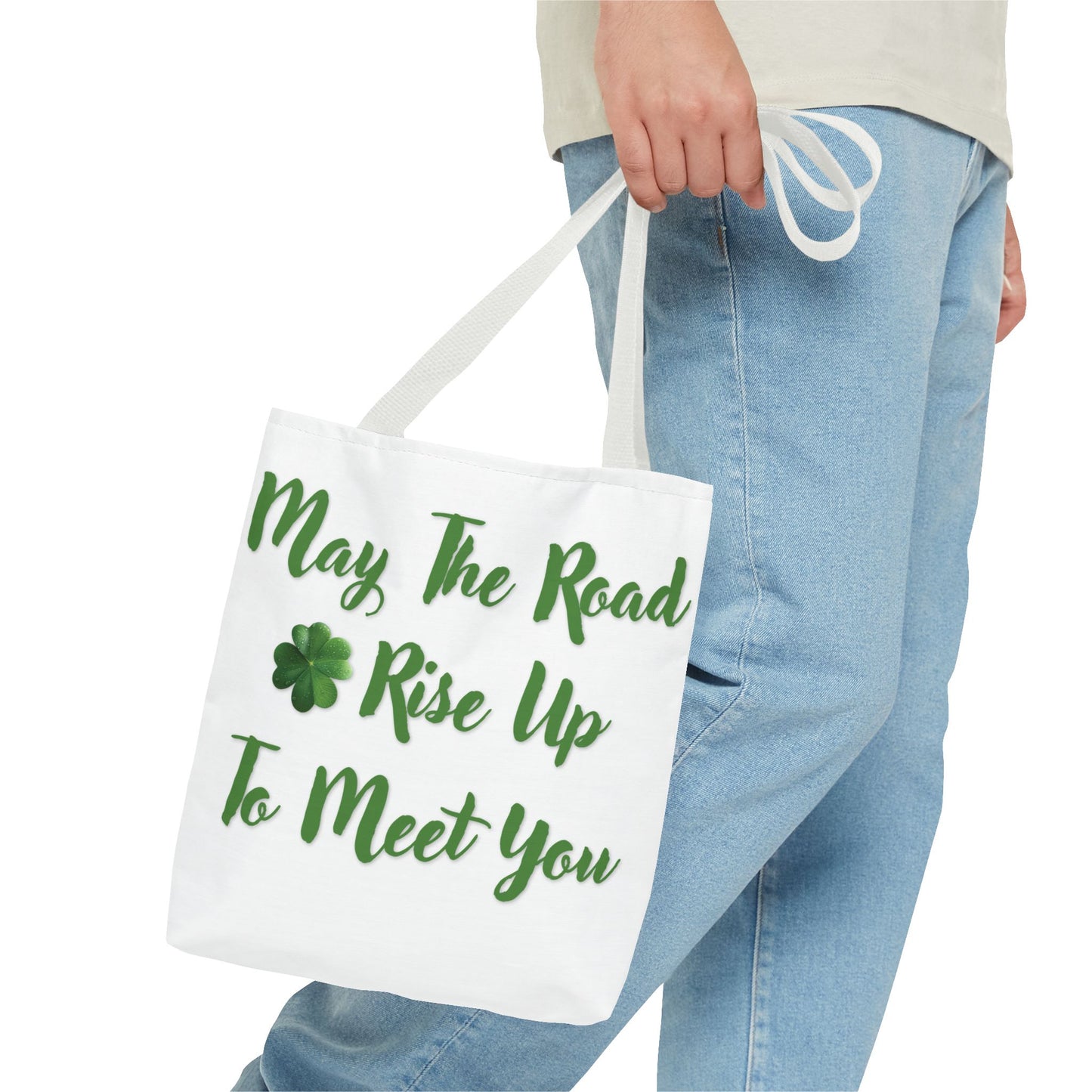 St. Patrick's Day Tote Bag - May the Road Rise Up to Meet You 2
