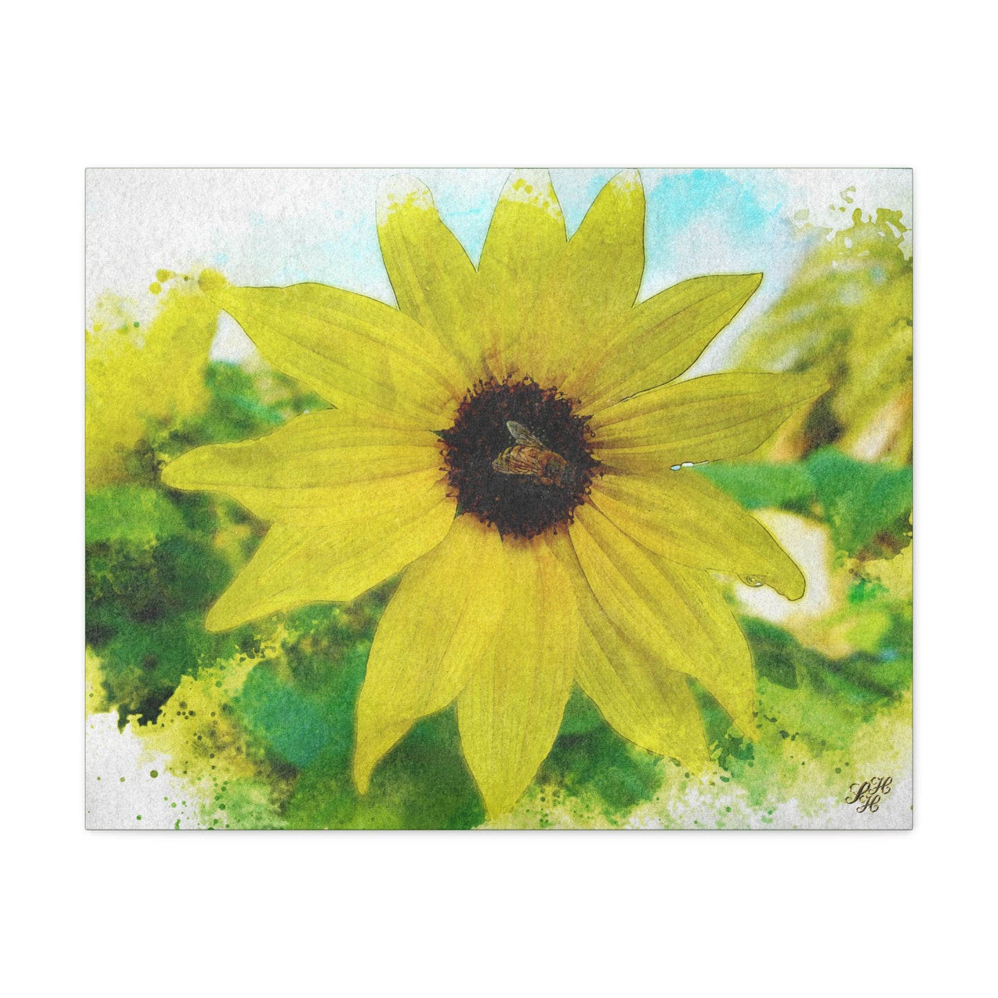 Vibrant Sunflower Canvas Wall Art