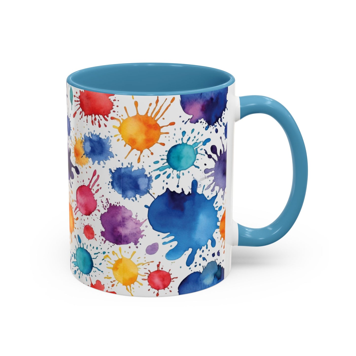 Coffee Mug: Splash Color Explosion Abstract Art Design