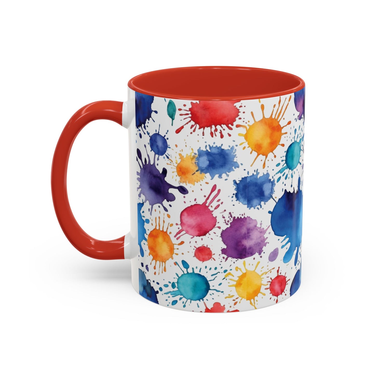 Coffee Mug: Splash Color Explosion Abstract Art Design