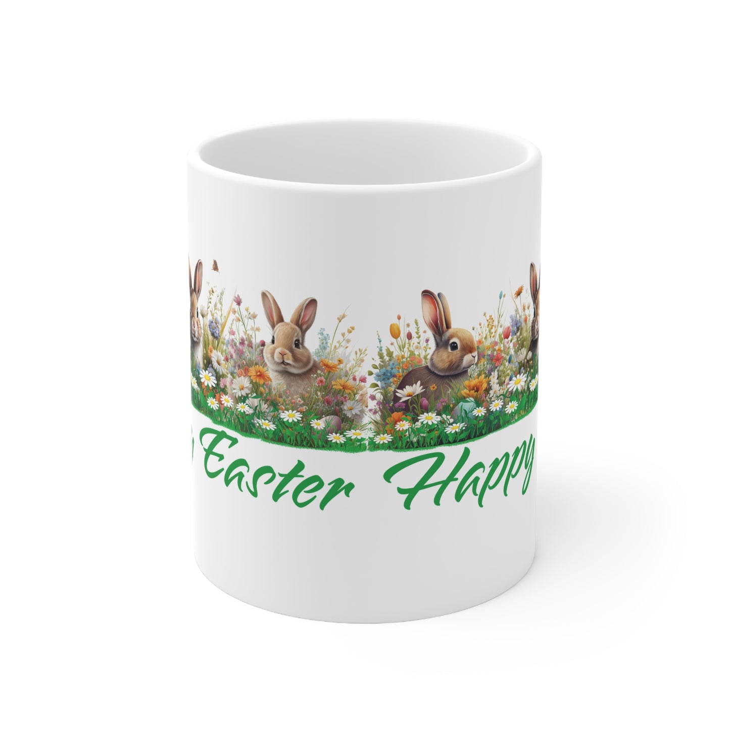 Mug - Happy Easter 2025 Ceramic Coffee Cup 11oz/15oz