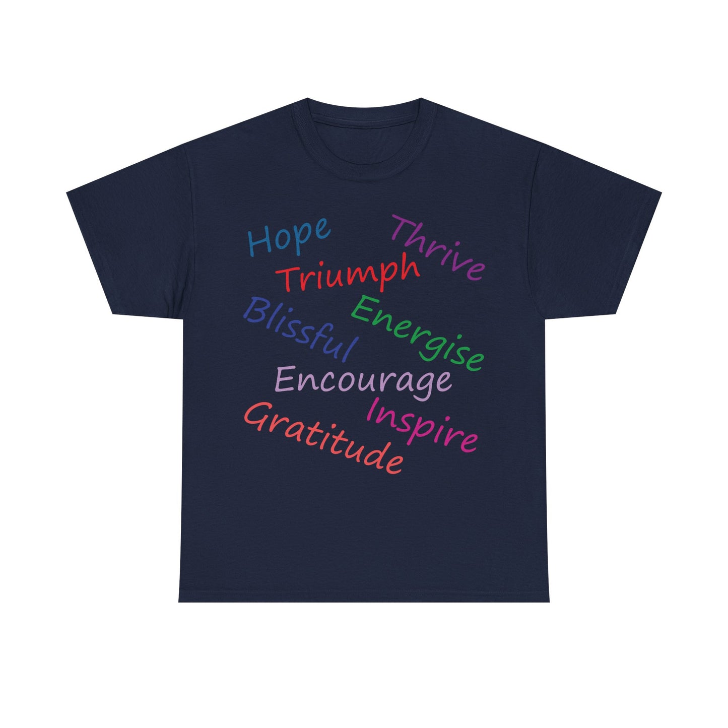 Uplifting Motivational Tee - Inspirational Quotes Shirt, Positive Vibes T-Shirt, Grateful Living Apparel, Hope & Encouragement Gift, [...]