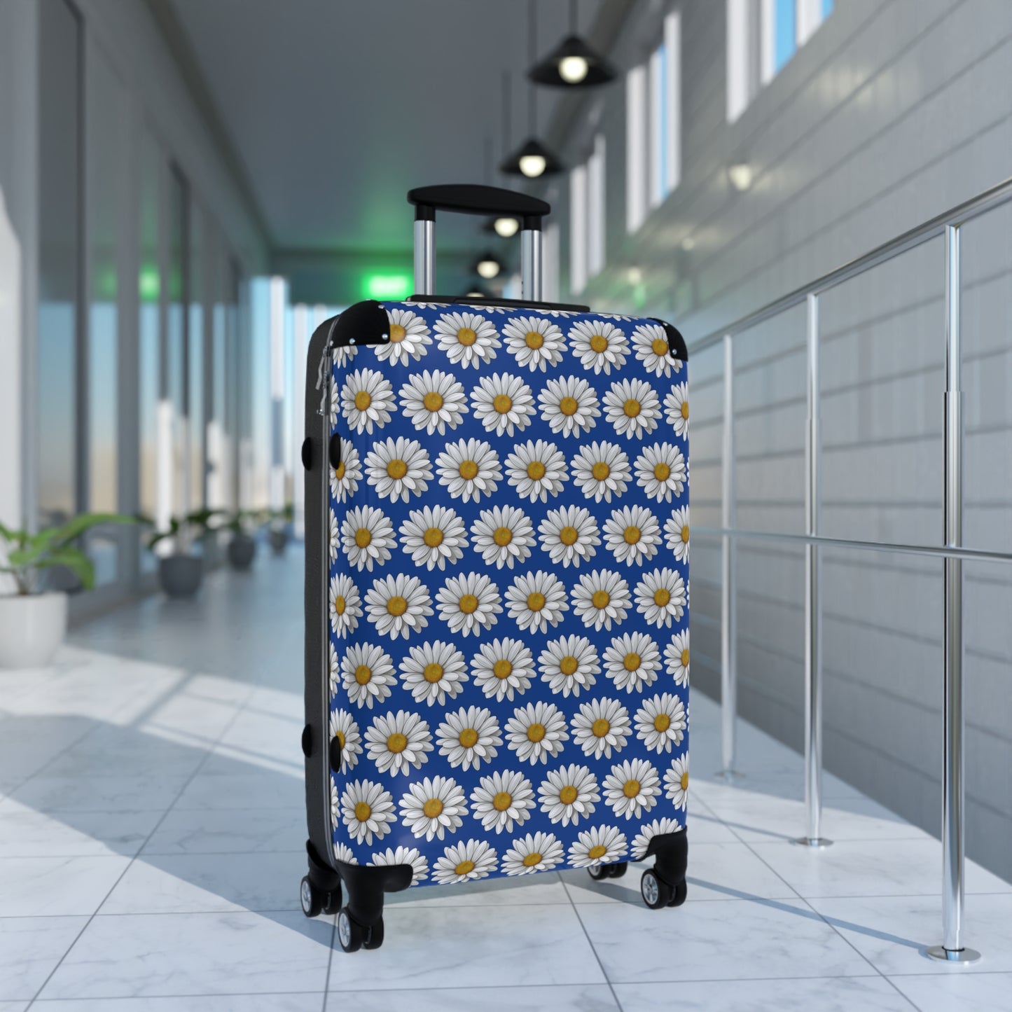 Suitcase Daisy Design Travel Bag